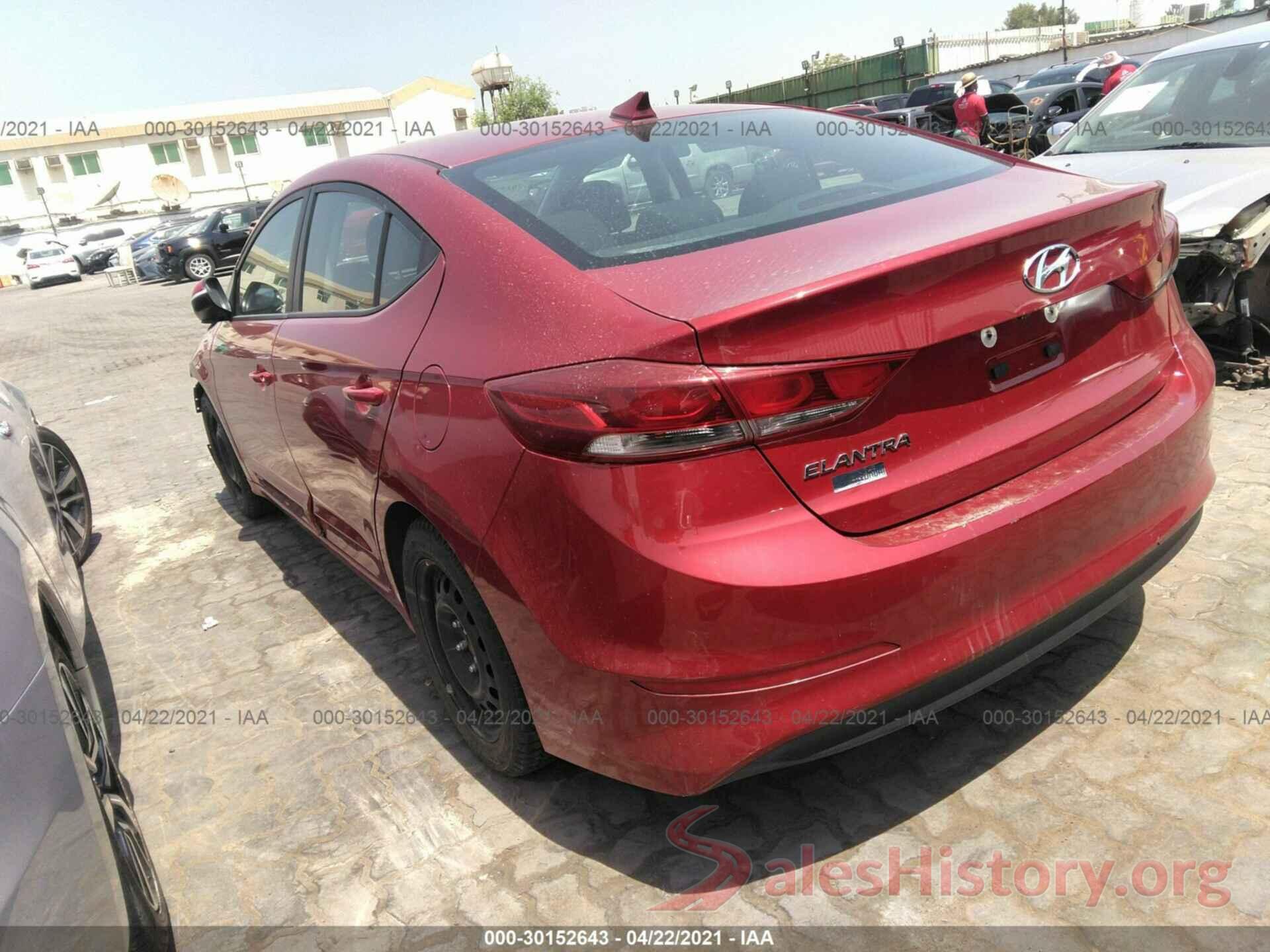 KMHD84LFXHU270676 2017 HYUNDAI ELANTRA