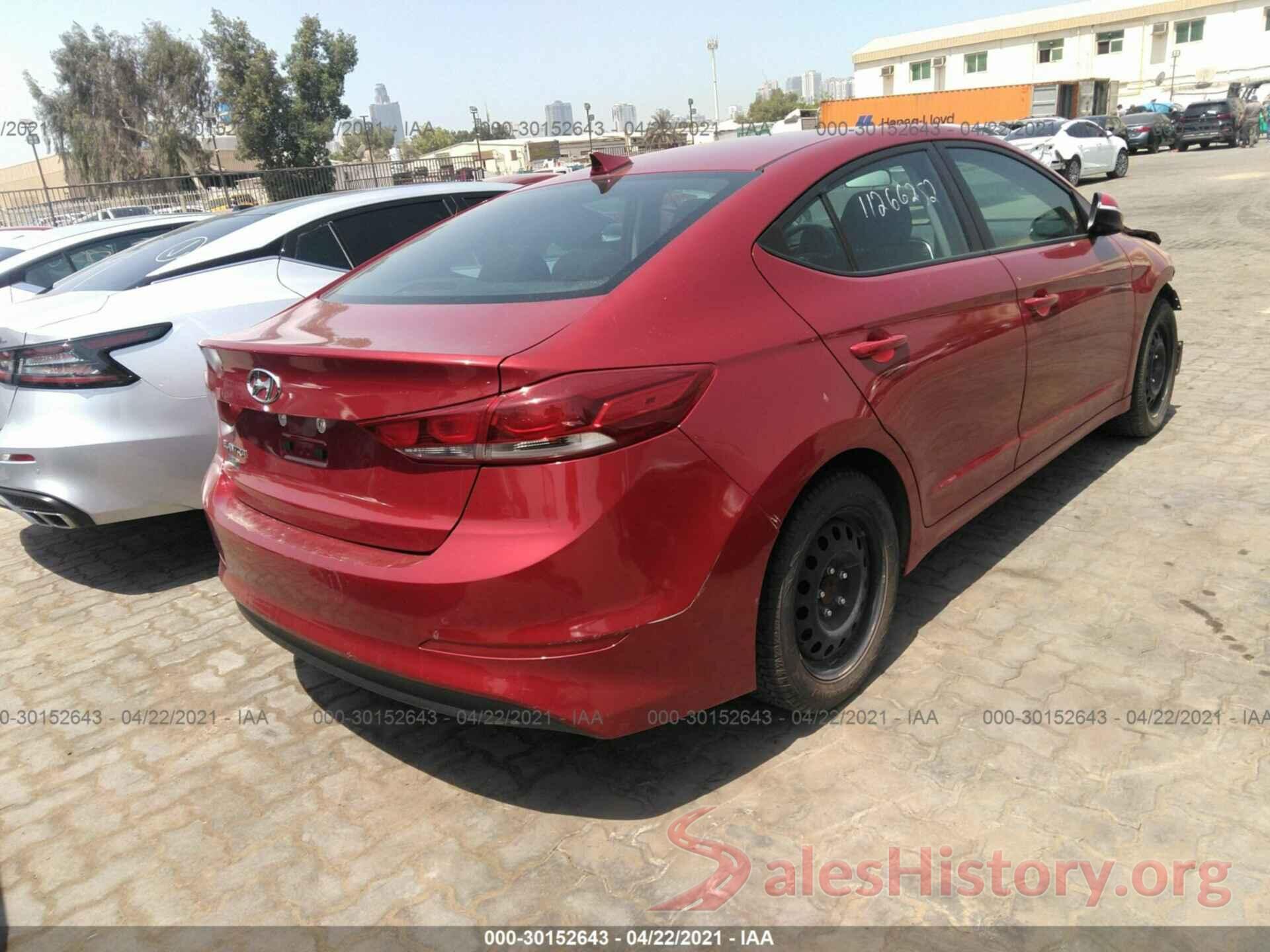 KMHD84LFXHU270676 2017 HYUNDAI ELANTRA