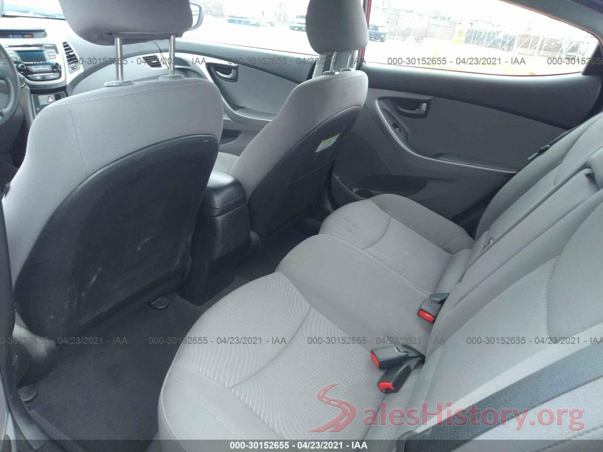 5NPDH4AE2GH779295 2016 HYUNDAI ELANTRA