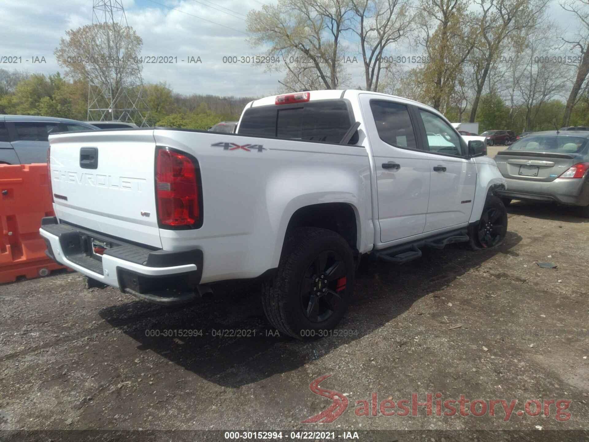 1GCGTCEN4M1142170 2021 CHEVROLET COLORADO