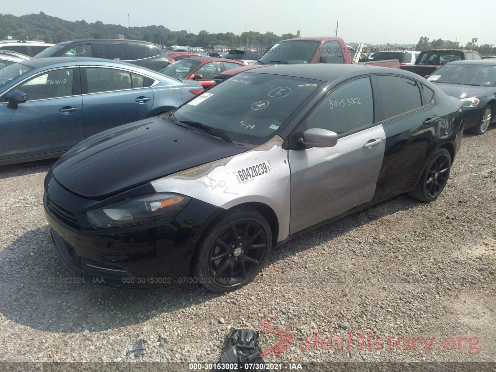 1C3CDFAA8GD533328 2016 DODGE DART