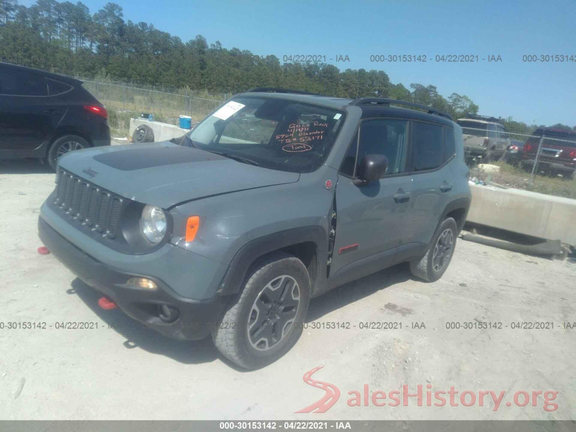 ZACCJBCT2GPC81766 2016 JEEP RENEGADE