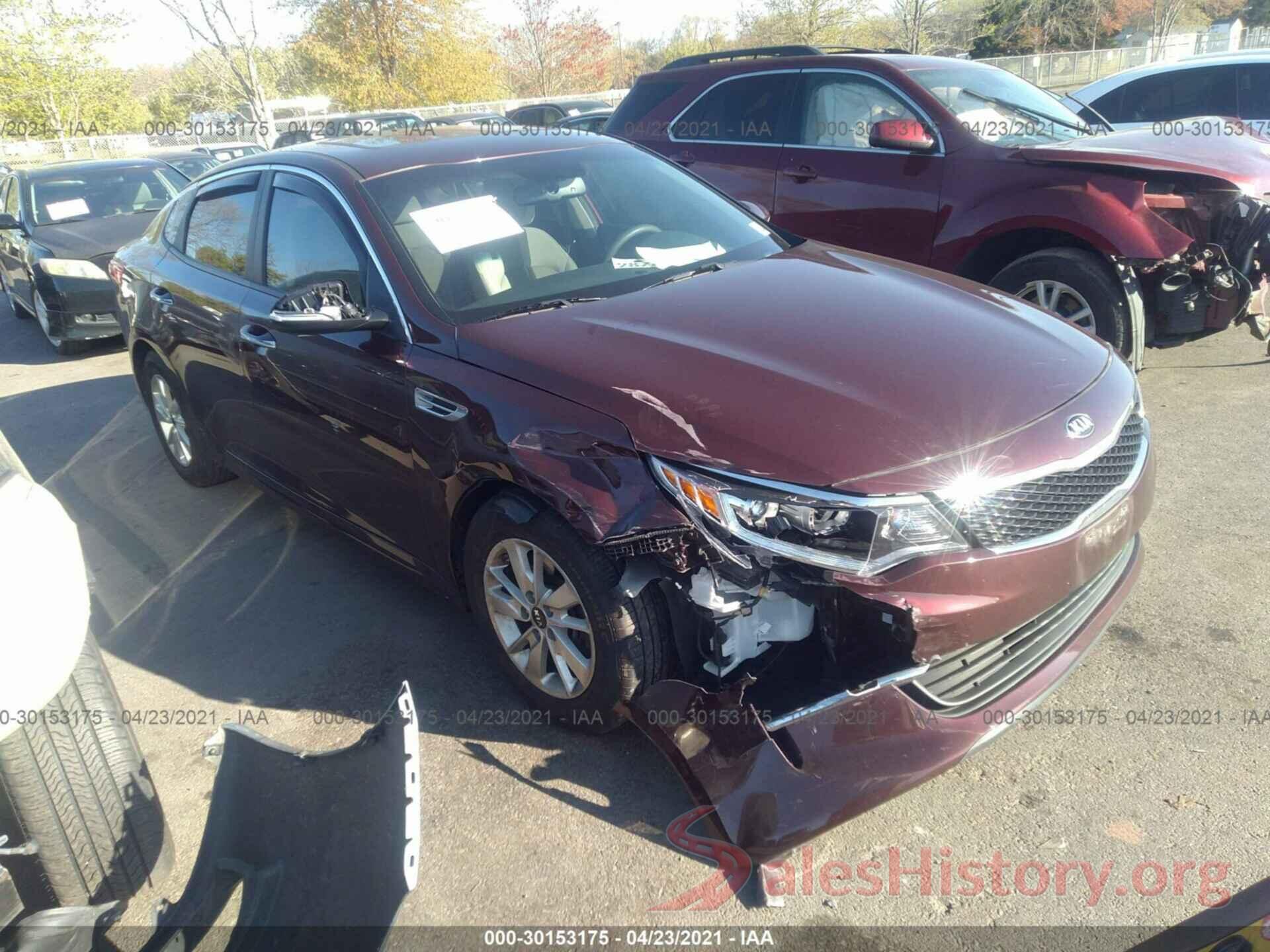 5XXGT4L34GG015726 2016 KIA OPTIMA