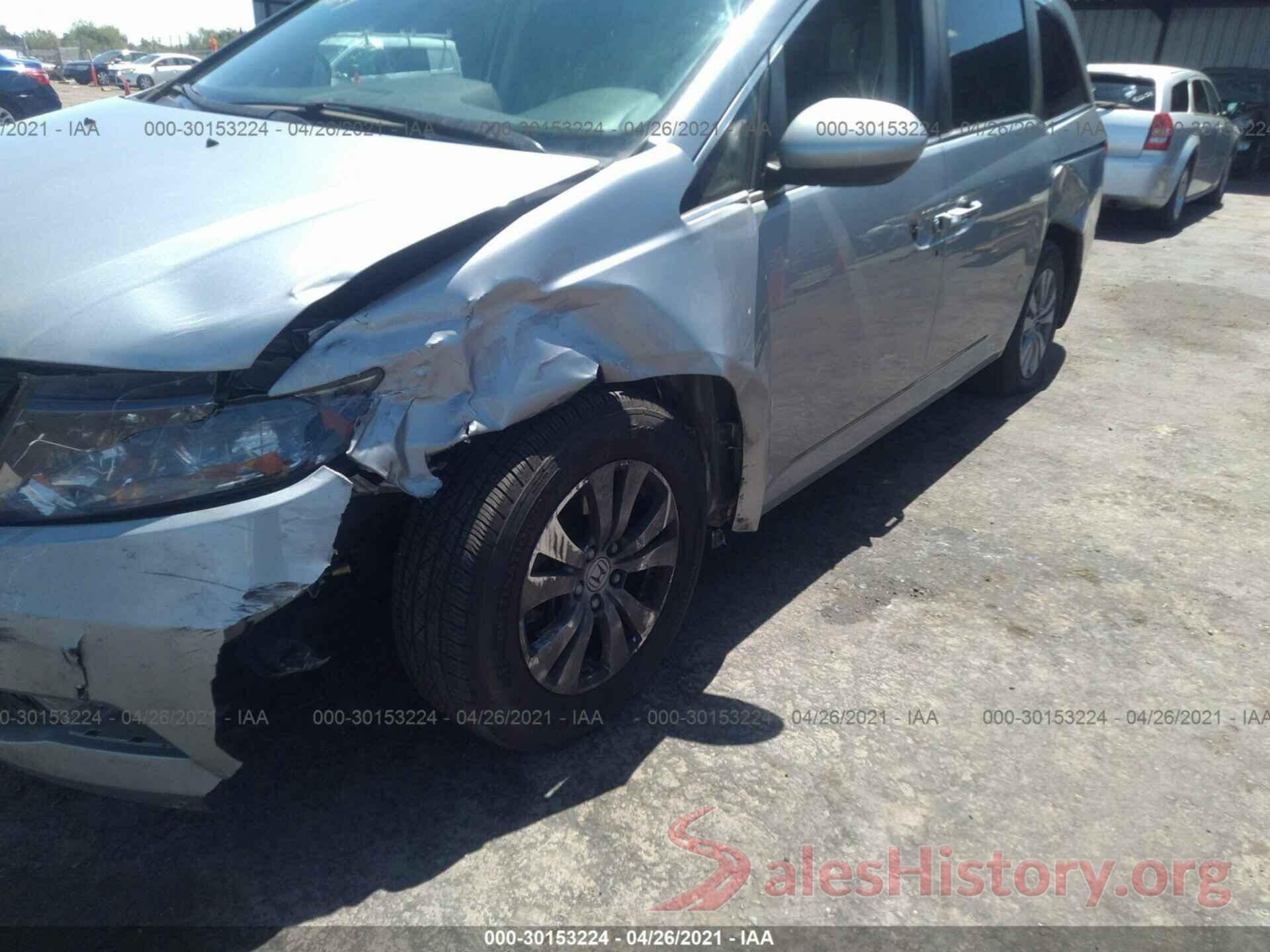 5FNRL5H30HB008655 2017 HONDA ODYSSEY