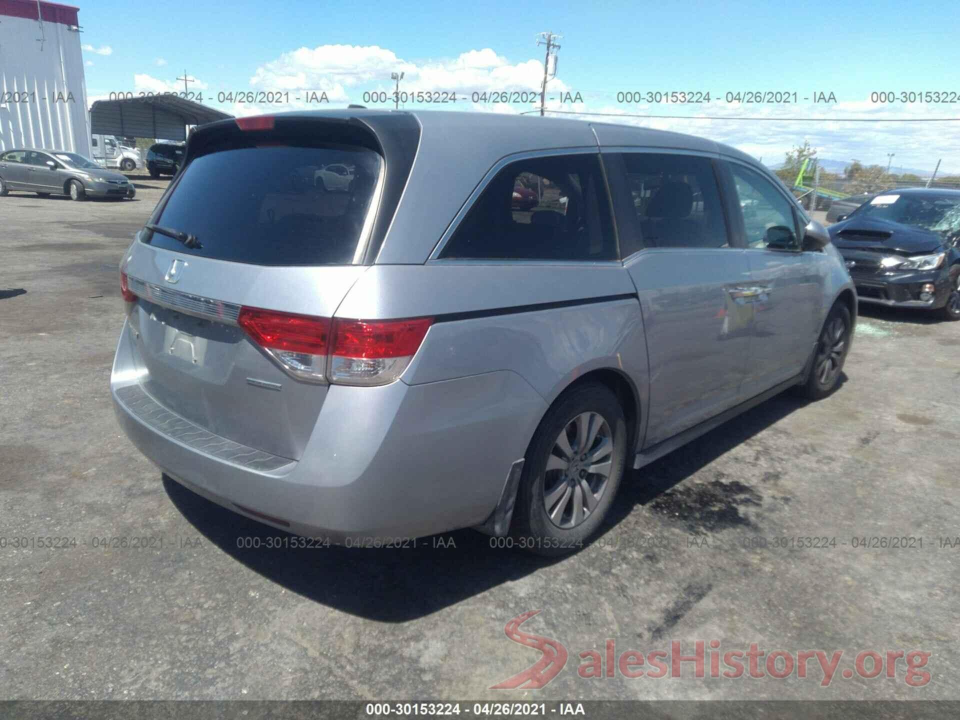 5FNRL5H30HB008655 2017 HONDA ODYSSEY