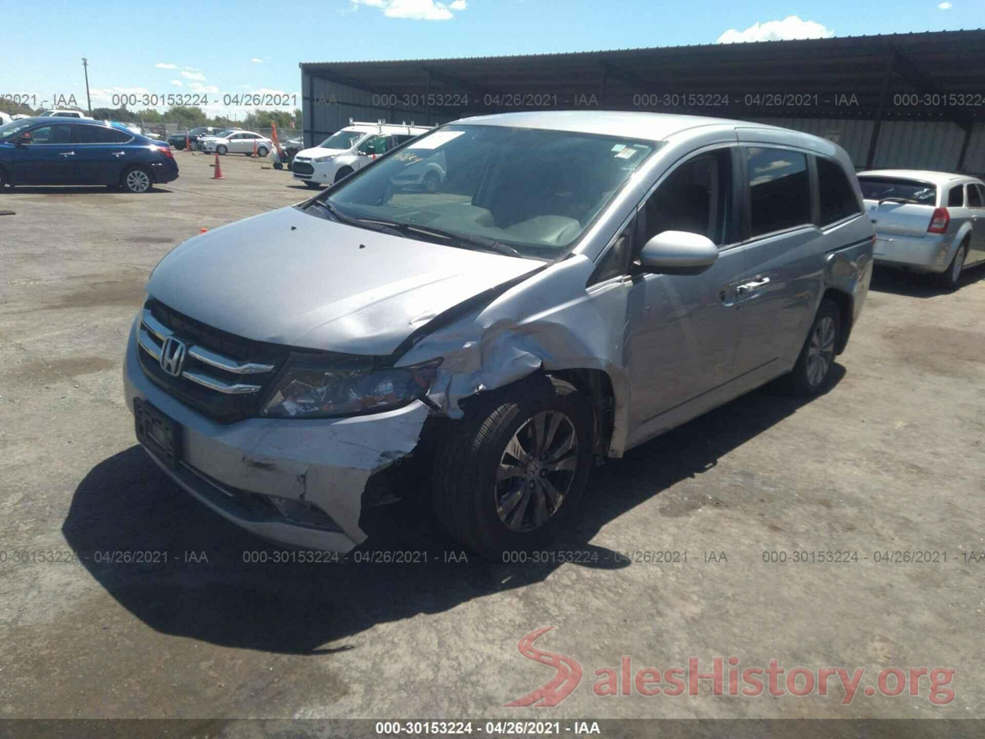 5FNRL5H30HB008655 2017 HONDA ODYSSEY