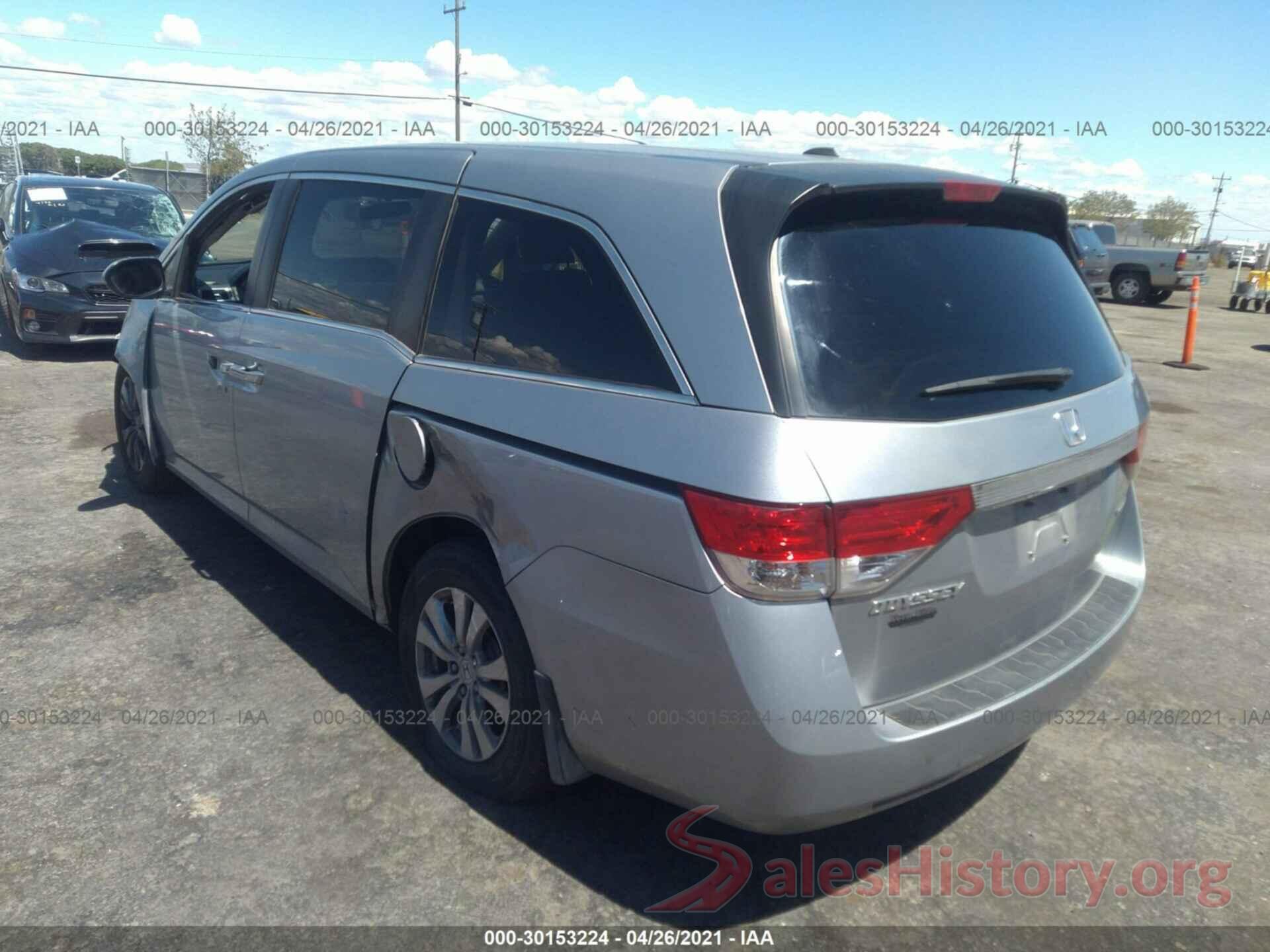 5FNRL5H30HB008655 2017 HONDA ODYSSEY