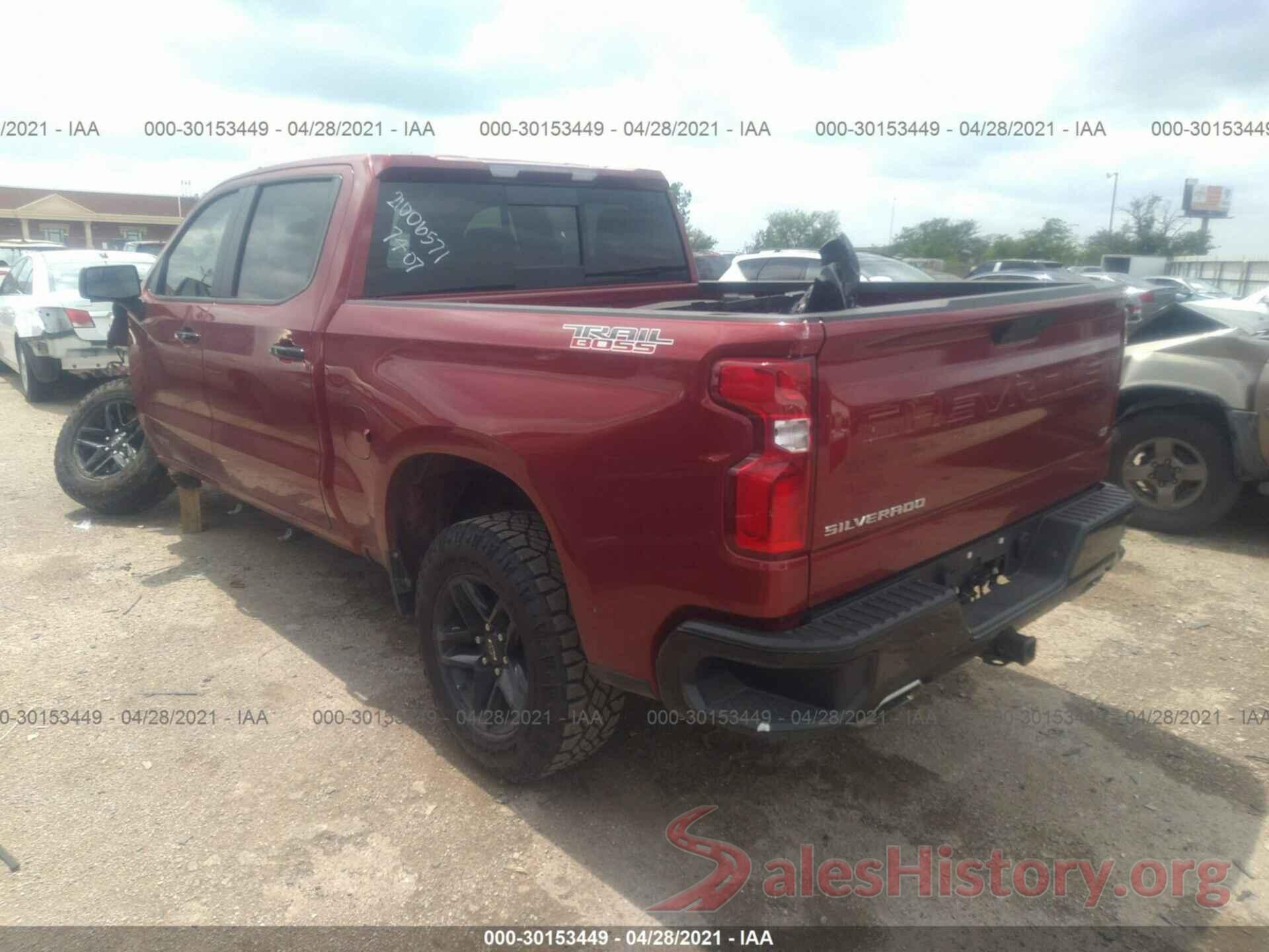 1GCPYFED0LZ132715 2020 CHEVROLET SILVERADO 1500