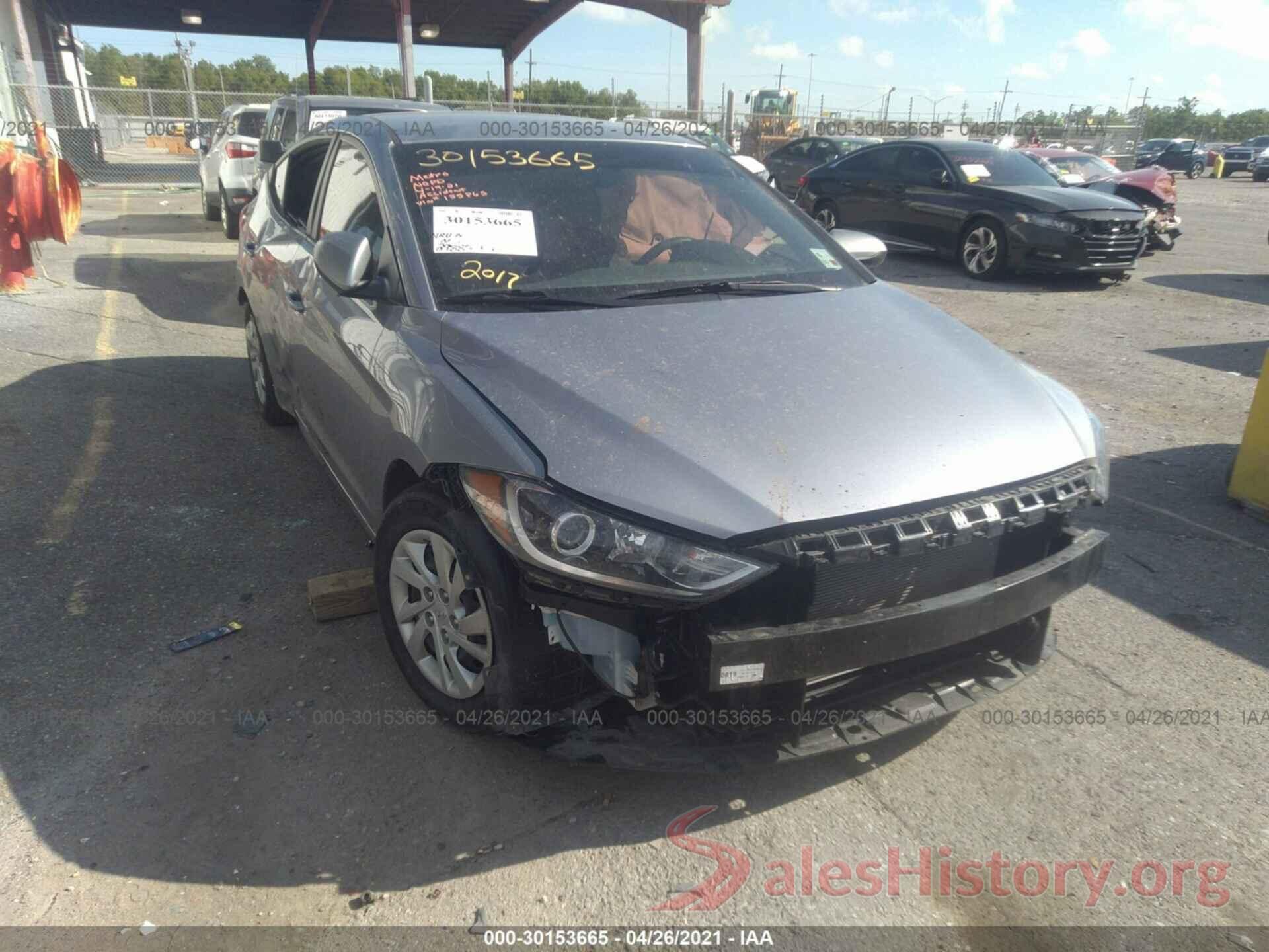 5NPD74LF1HH155868 2017 HYUNDAI ELANTRA