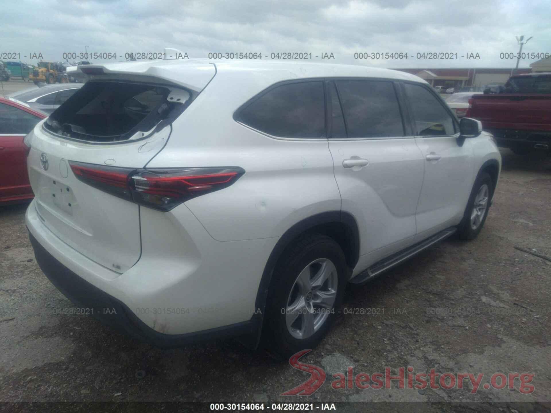 5TDZZRAH1LS503544 2020 TOYOTA HIGHLANDER