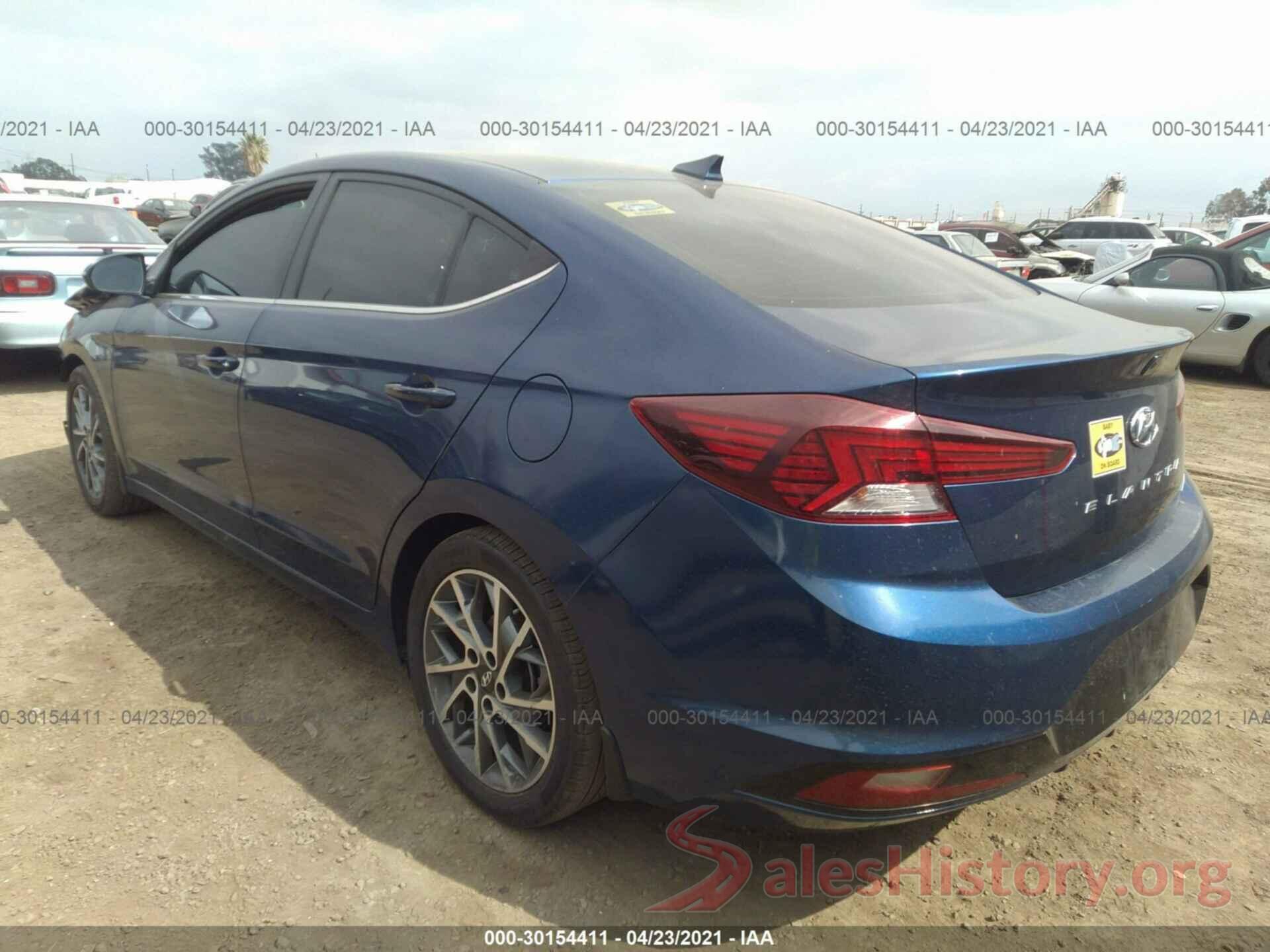 5NPD84LF2LH543942 2020 HYUNDAI ELANTRA