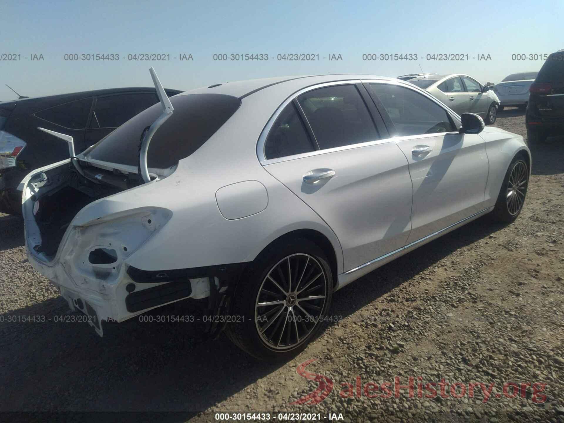 WDDWF8DB6KR483923 2019 MERCEDES-BENZ C-CLASS