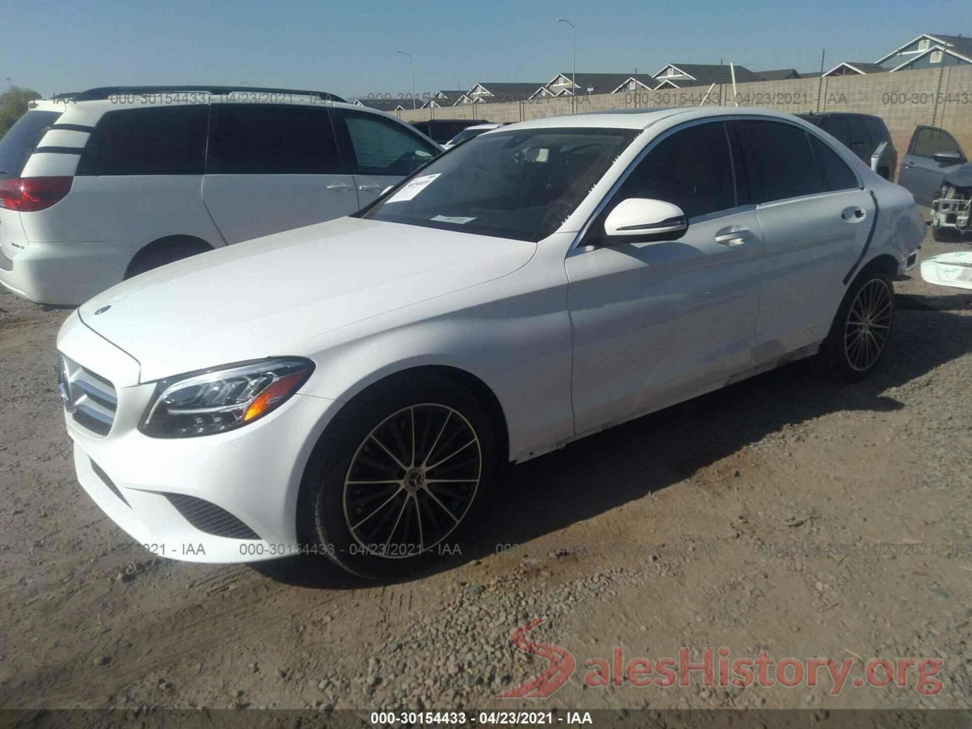 WDDWF8DB6KR483923 2019 MERCEDES-BENZ C-CLASS