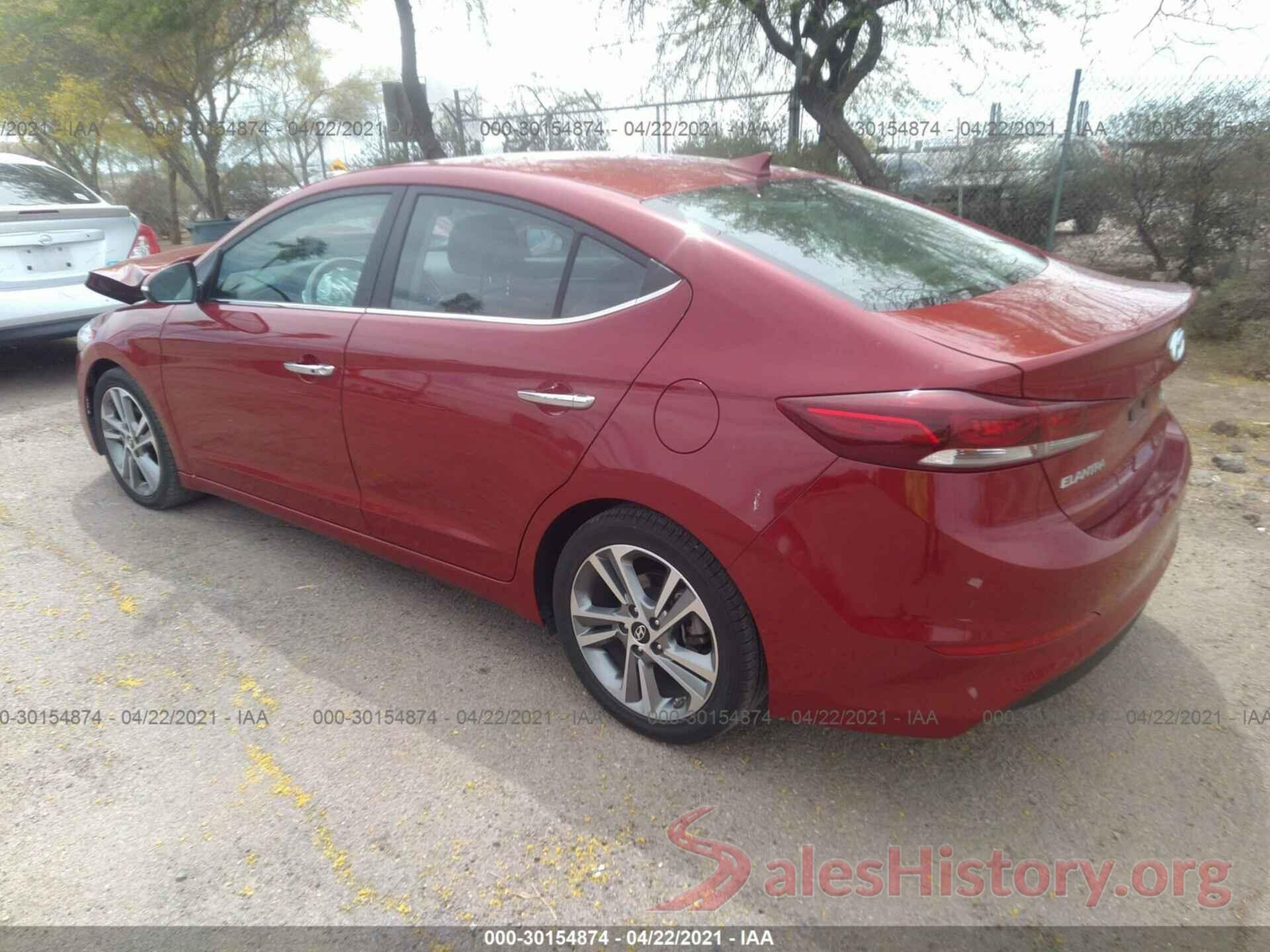 KMHD84LF2HU075414 2017 HYUNDAI ELANTRA