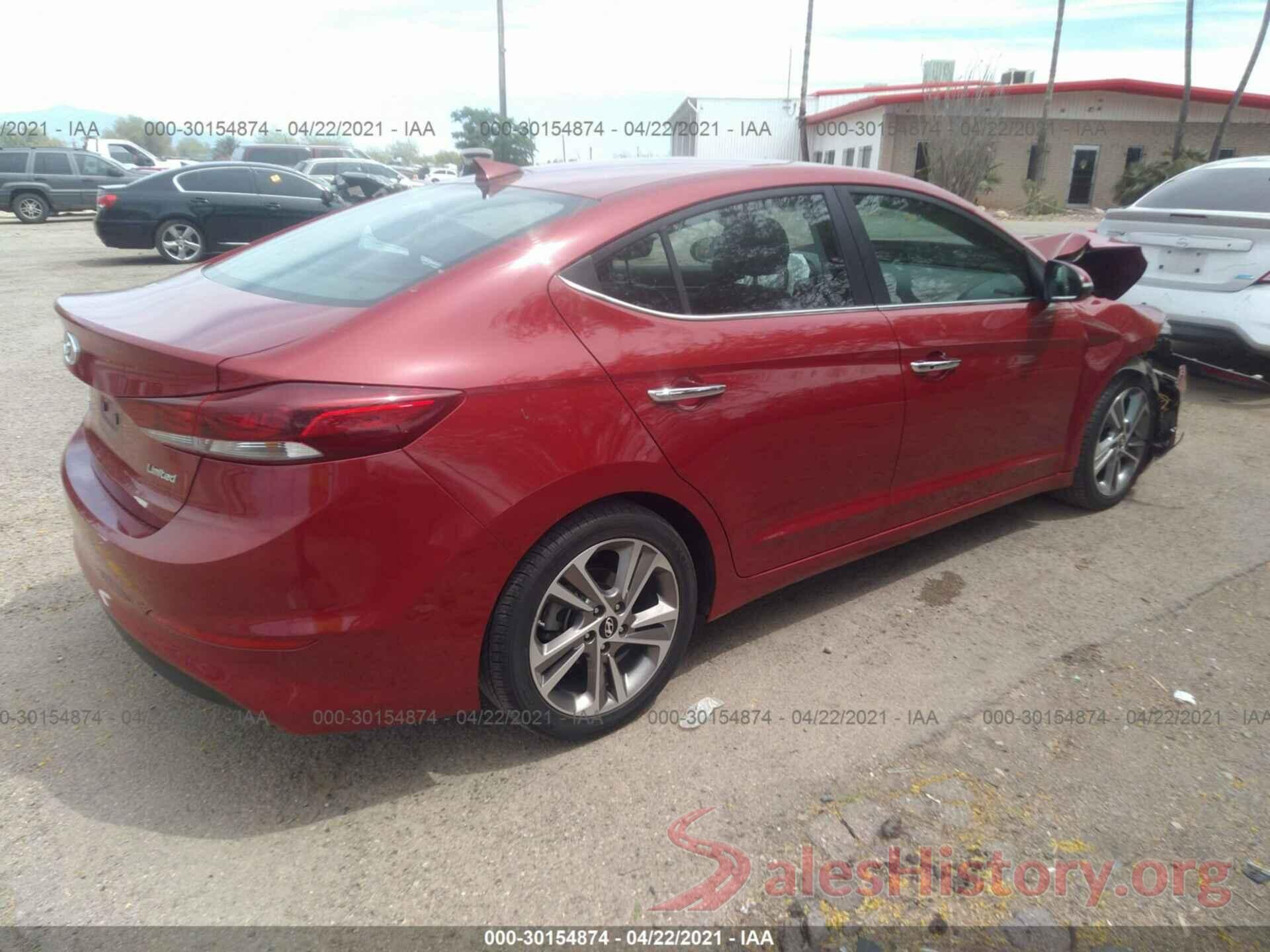 KMHD84LF2HU075414 2017 HYUNDAI ELANTRA