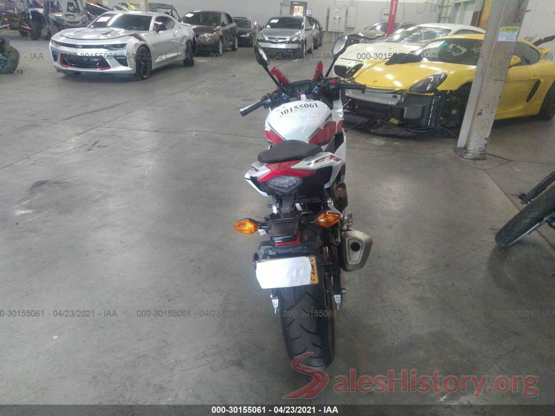 MLHPC4411J5500380 2018 HONDA CBR500