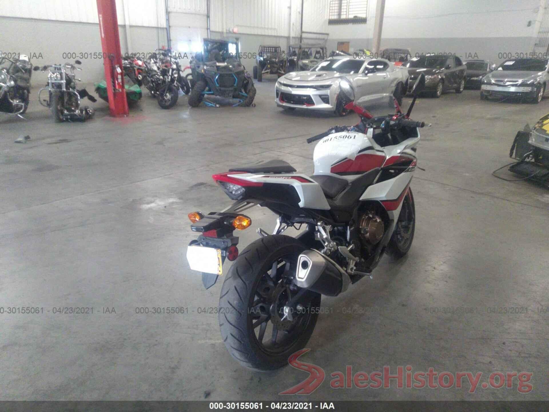 MLHPC4411J5500380 2018 HONDA CBR500