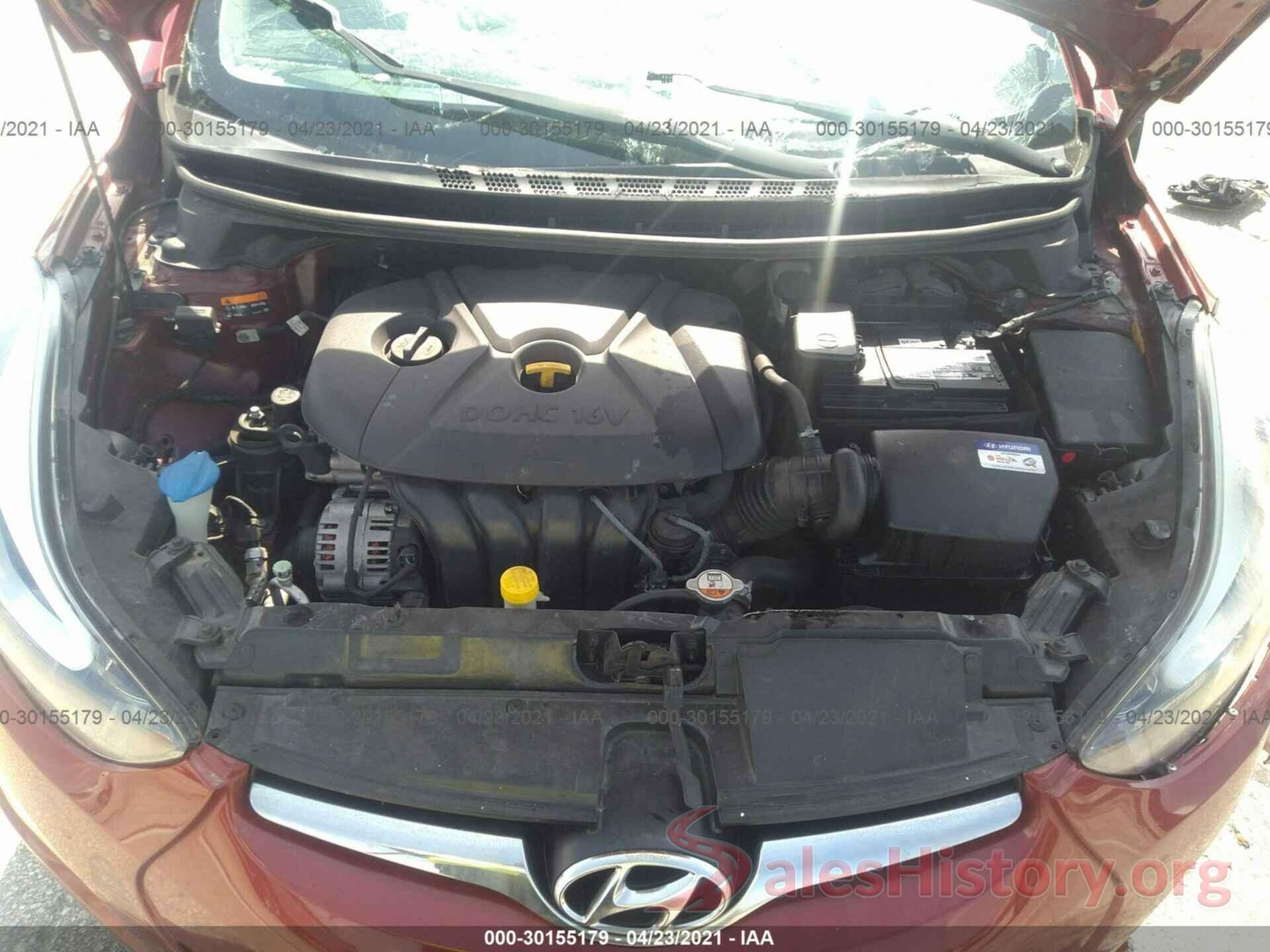 5NPDH4AE0GH721590 2016 HYUNDAI ELANTRA