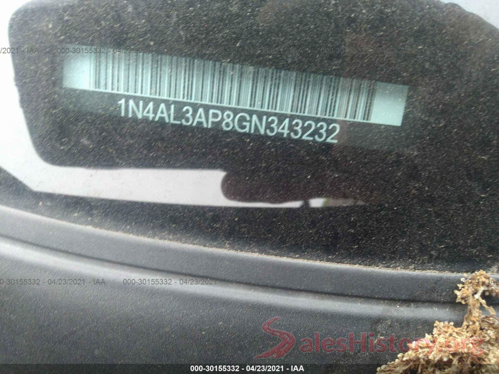 1N4AL3AP8GN343232 2016 NISSAN ALTIMA