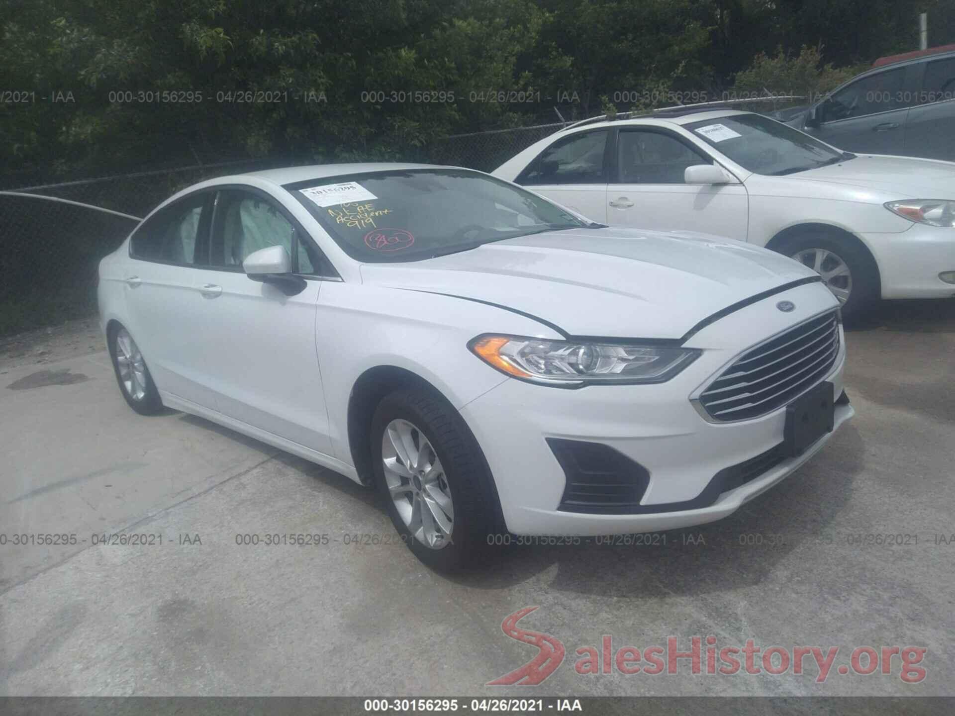 3FA6P0HD6LR167907 2020 FORD FUSION