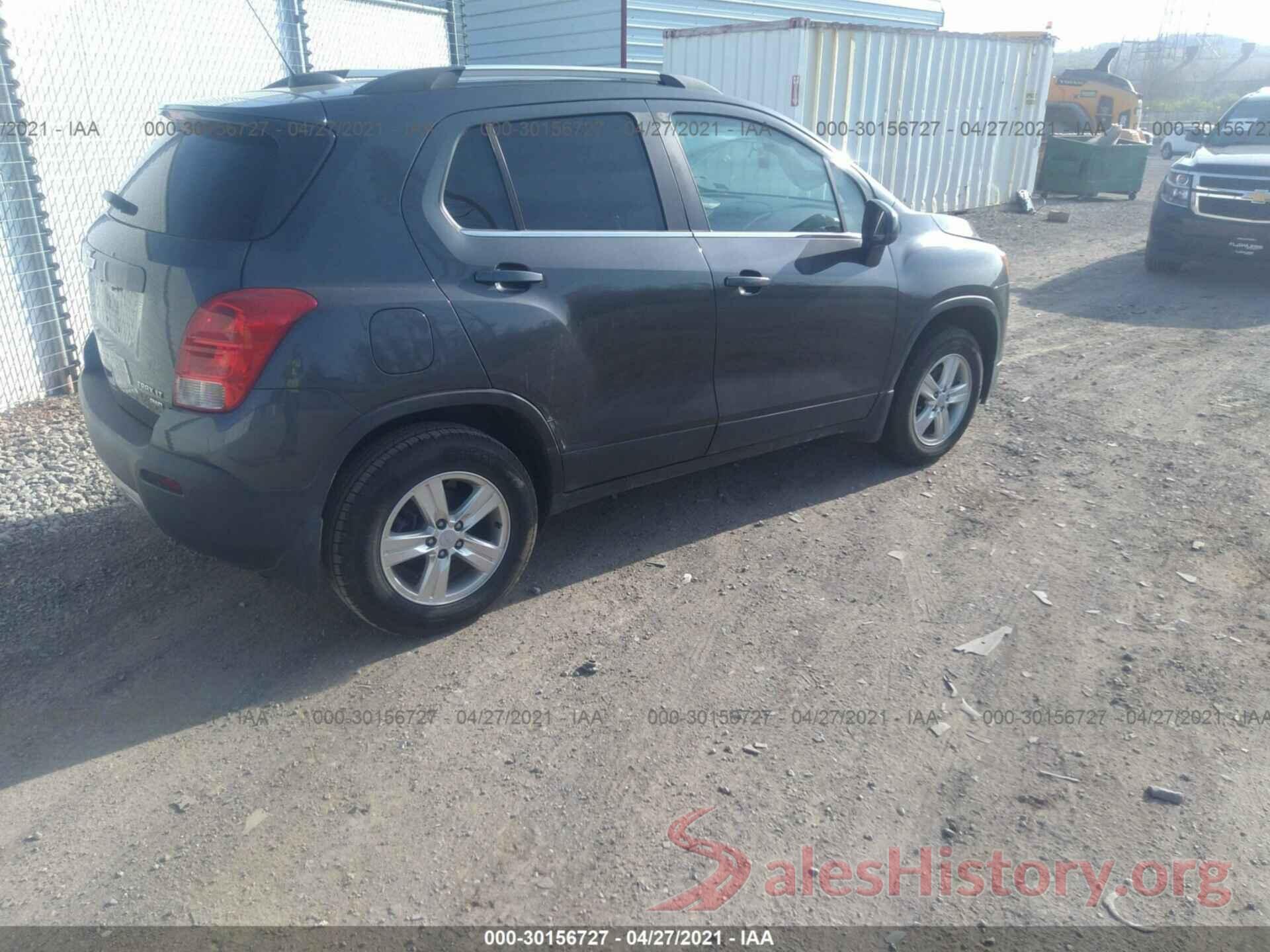 3GNCJPSB1GL273163 2016 CHEVROLET TRAX