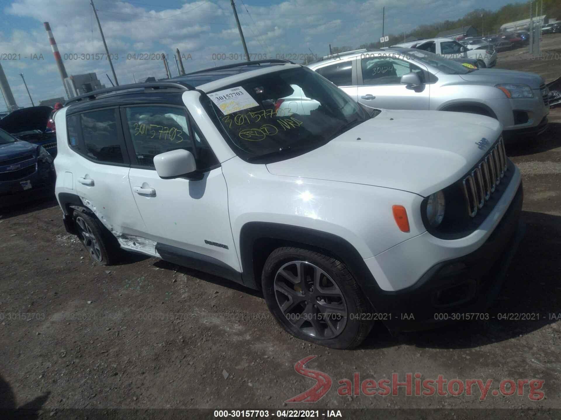 ZACCJABT1GPC61939 2016 JEEP RENEGADE