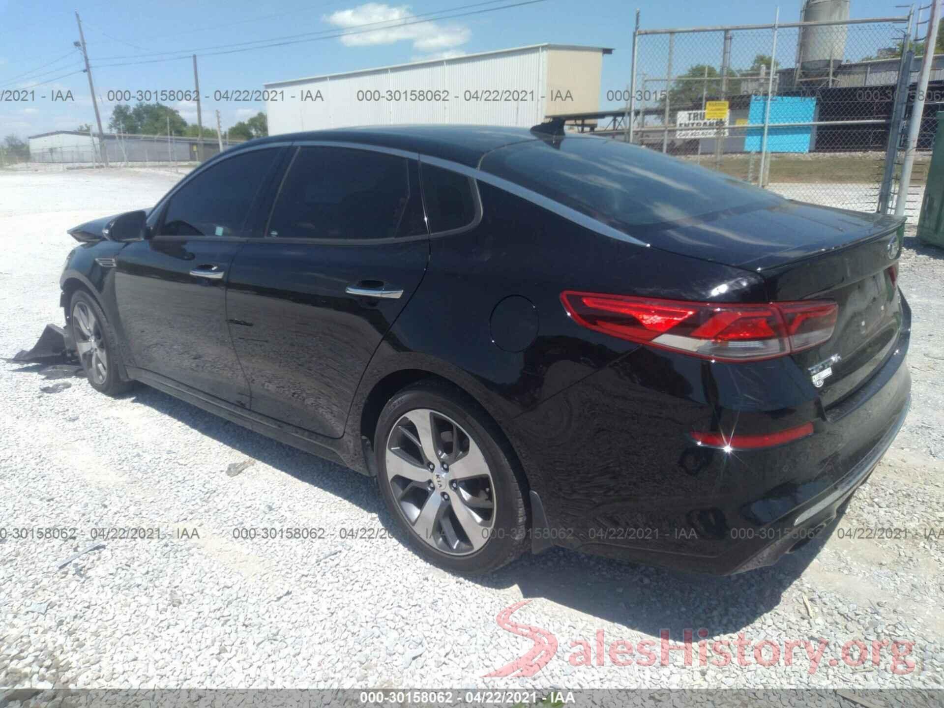 5XXGT4L37KG291598 2019 KIA OPTIMA