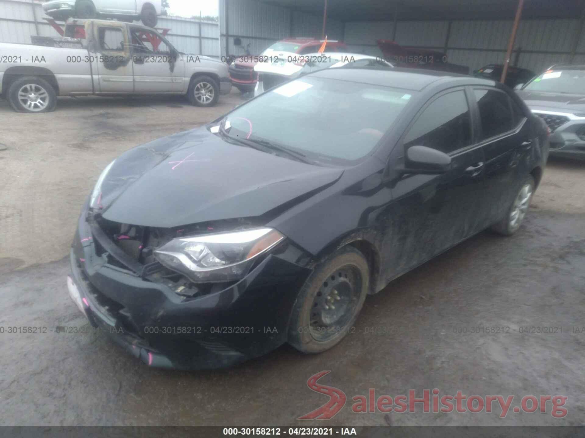 5YFBURHE2GP493424 2016 TOYOTA COROLLA