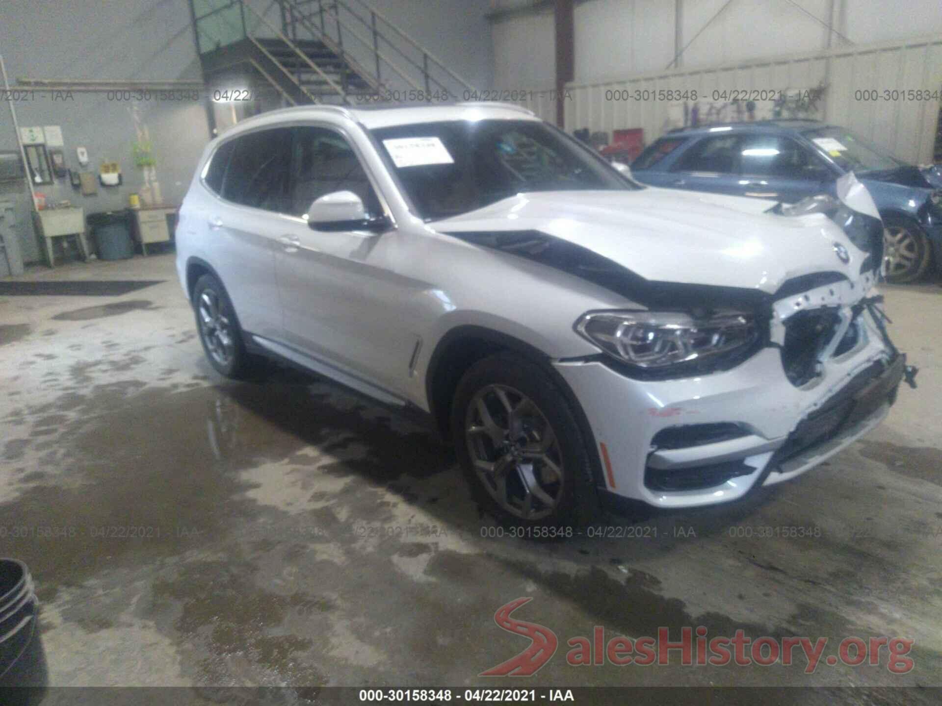 5UXTY5C07M9G20264 2021 BMW X3