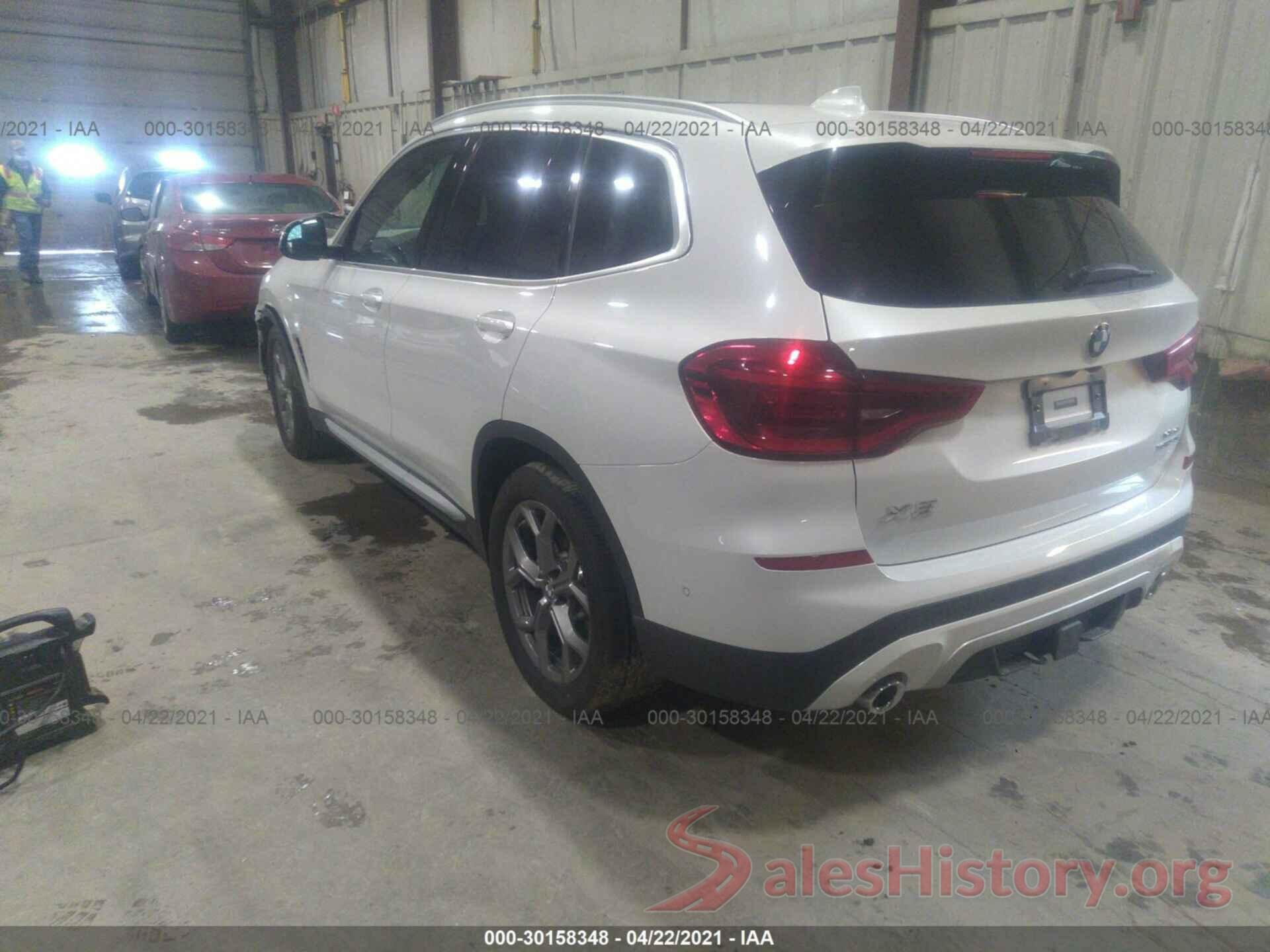 5UXTY5C07M9G20264 2021 BMW X3