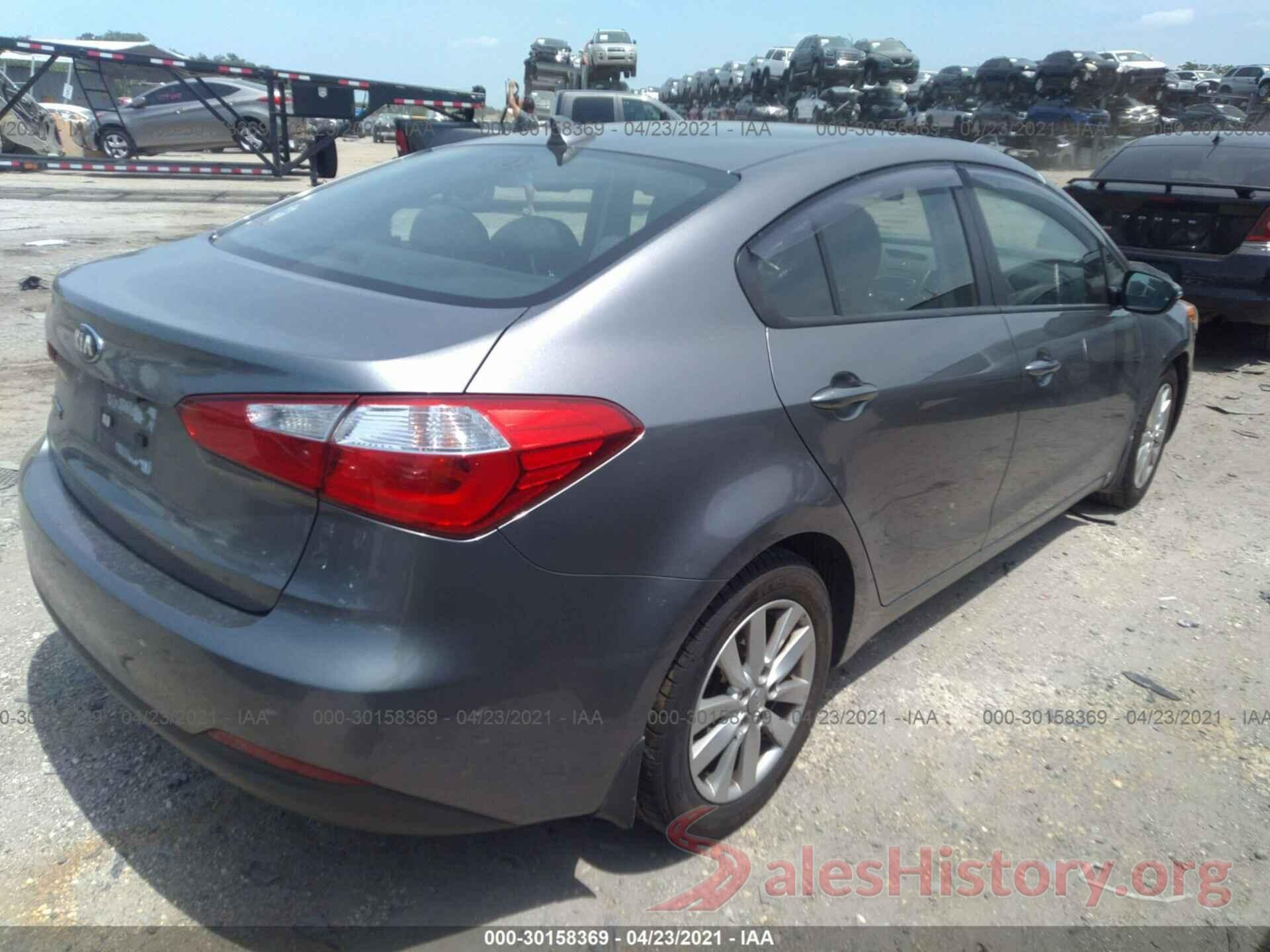 KNAFX4A6XG5443847 2016 KIA FORTE