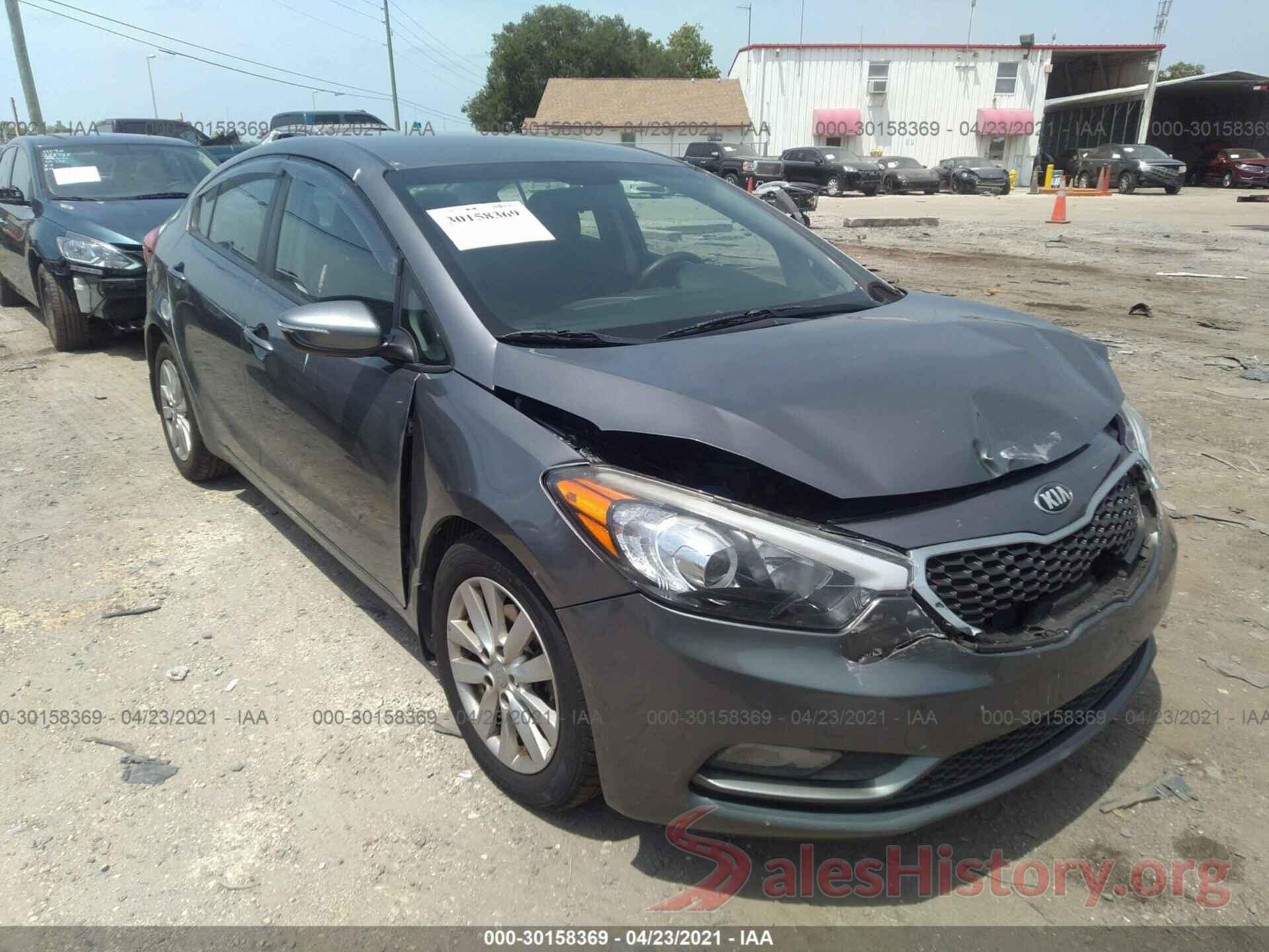 KNAFX4A6XG5443847 2016 KIA FORTE