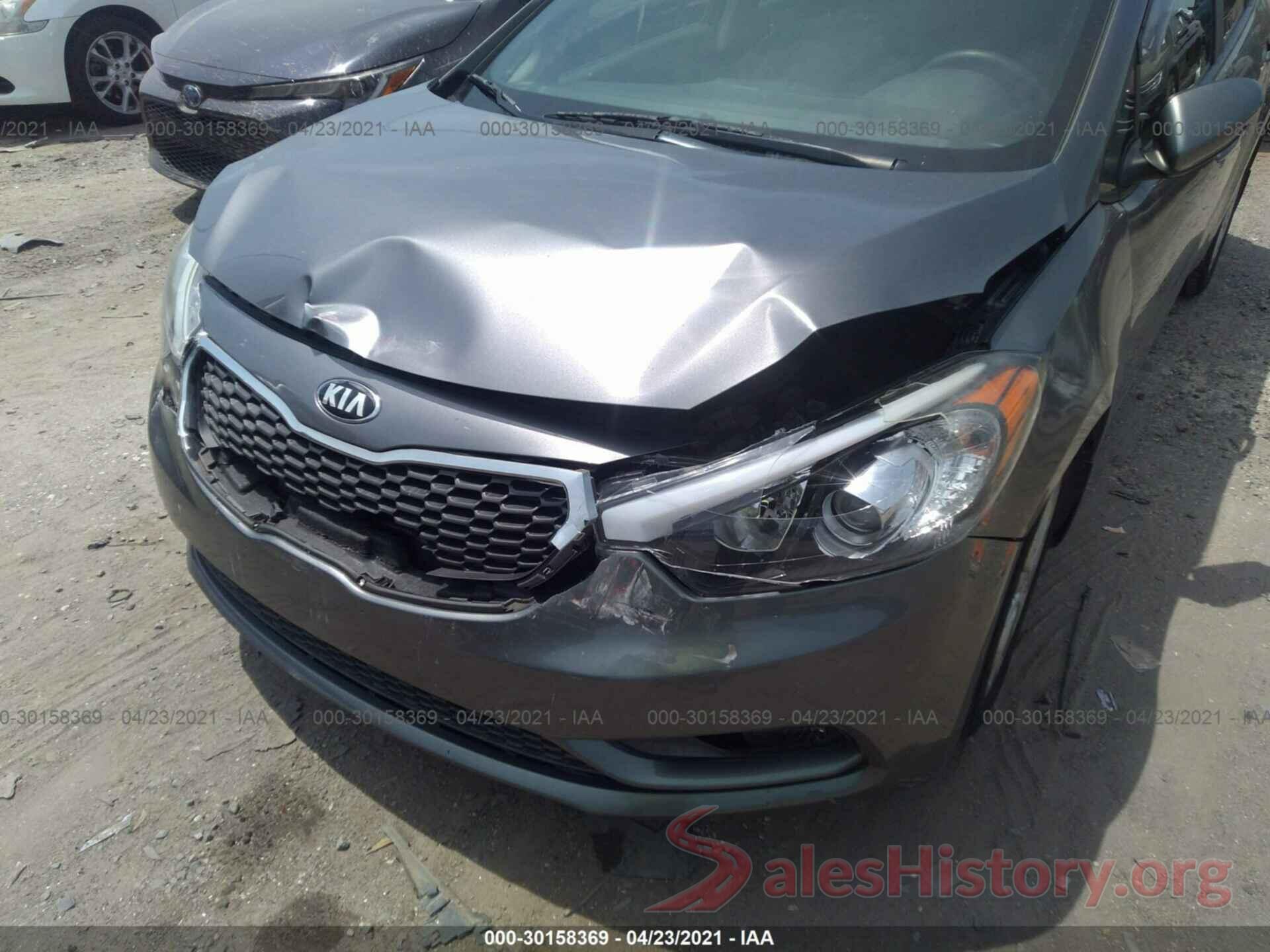 KNAFX4A6XG5443847 2016 KIA FORTE