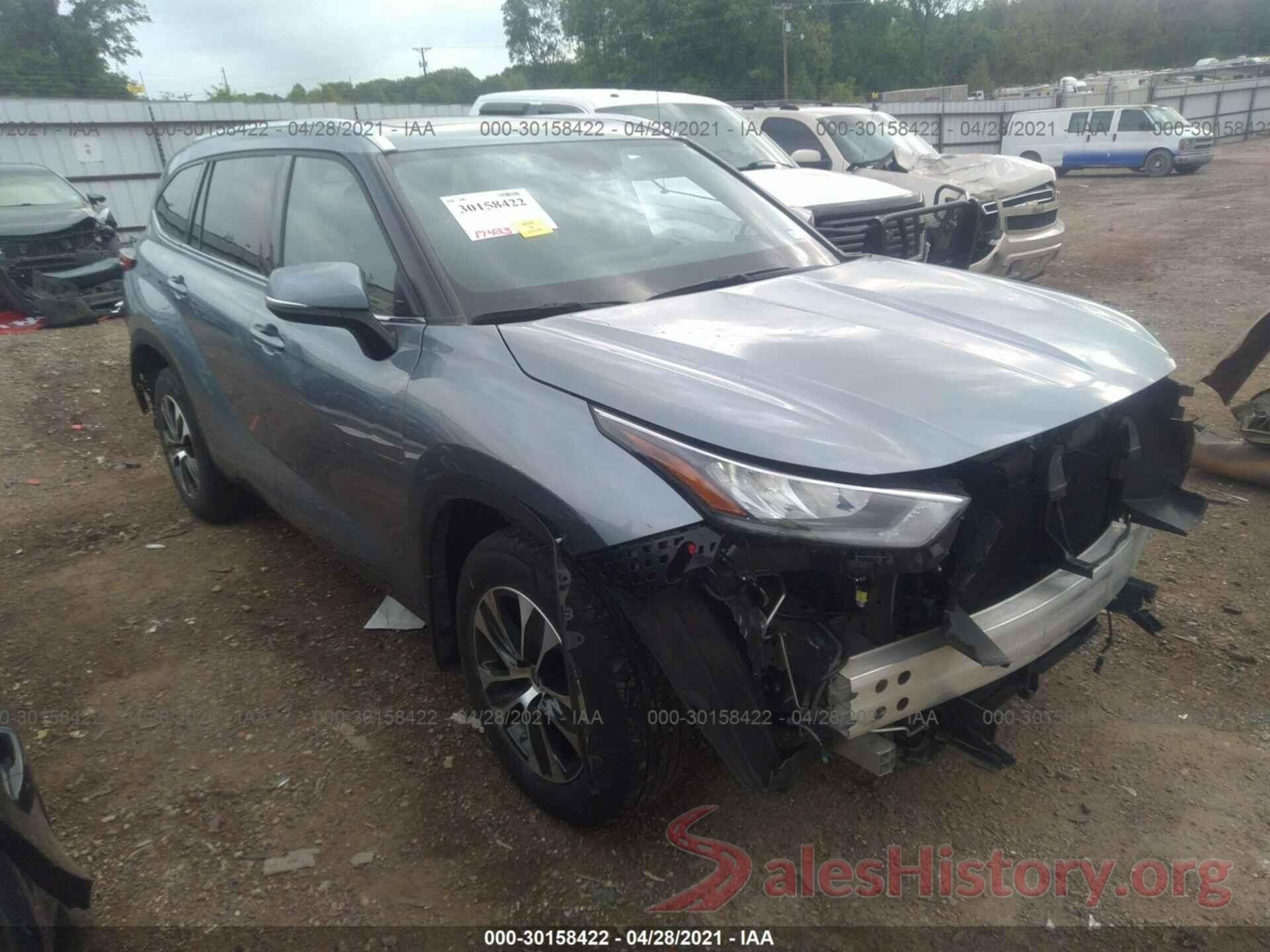 5TDGZRAHXLS014776 2020 TOYOTA HIGHLANDER