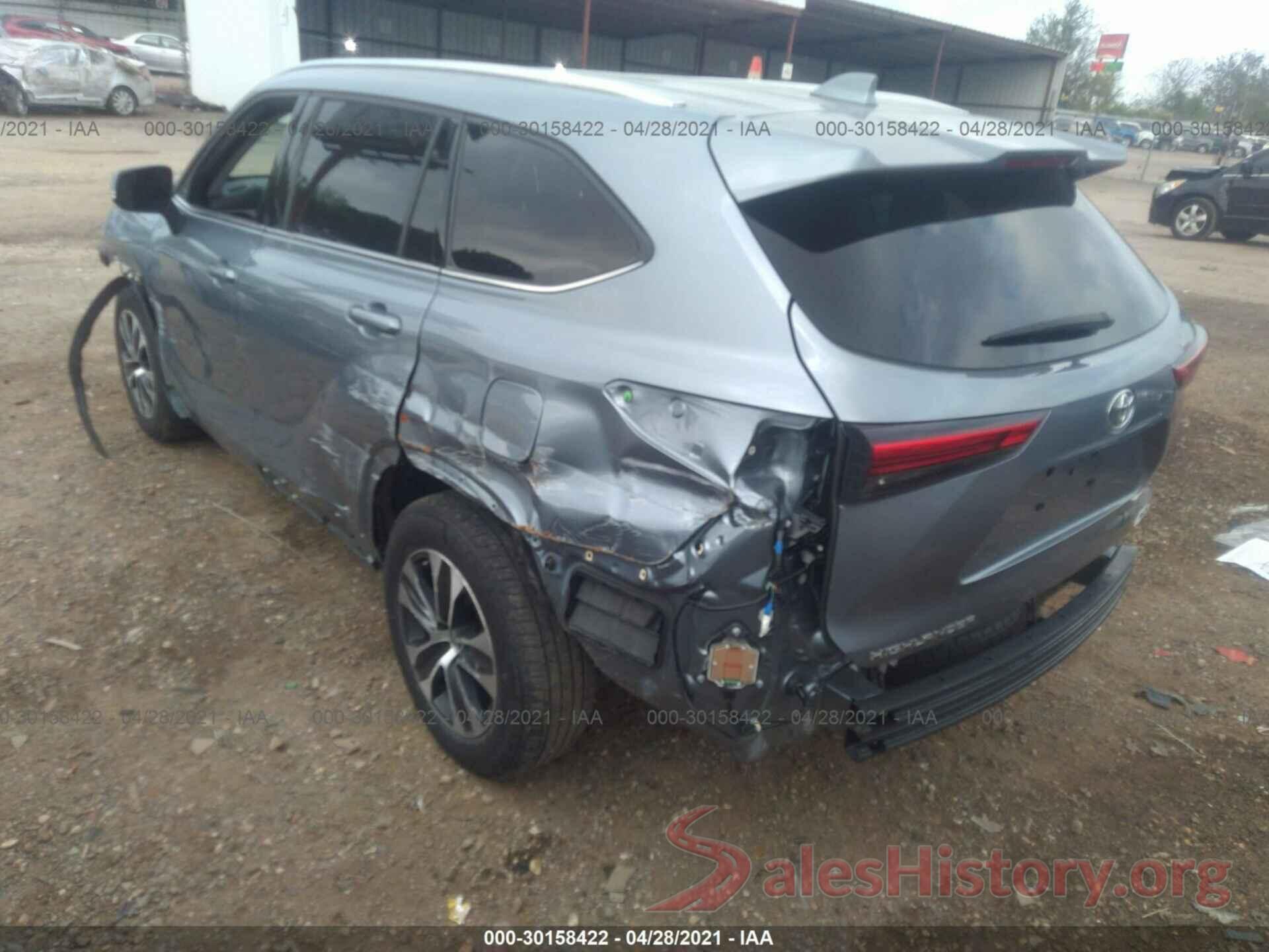 5TDGZRAHXLS014776 2020 TOYOTA HIGHLANDER