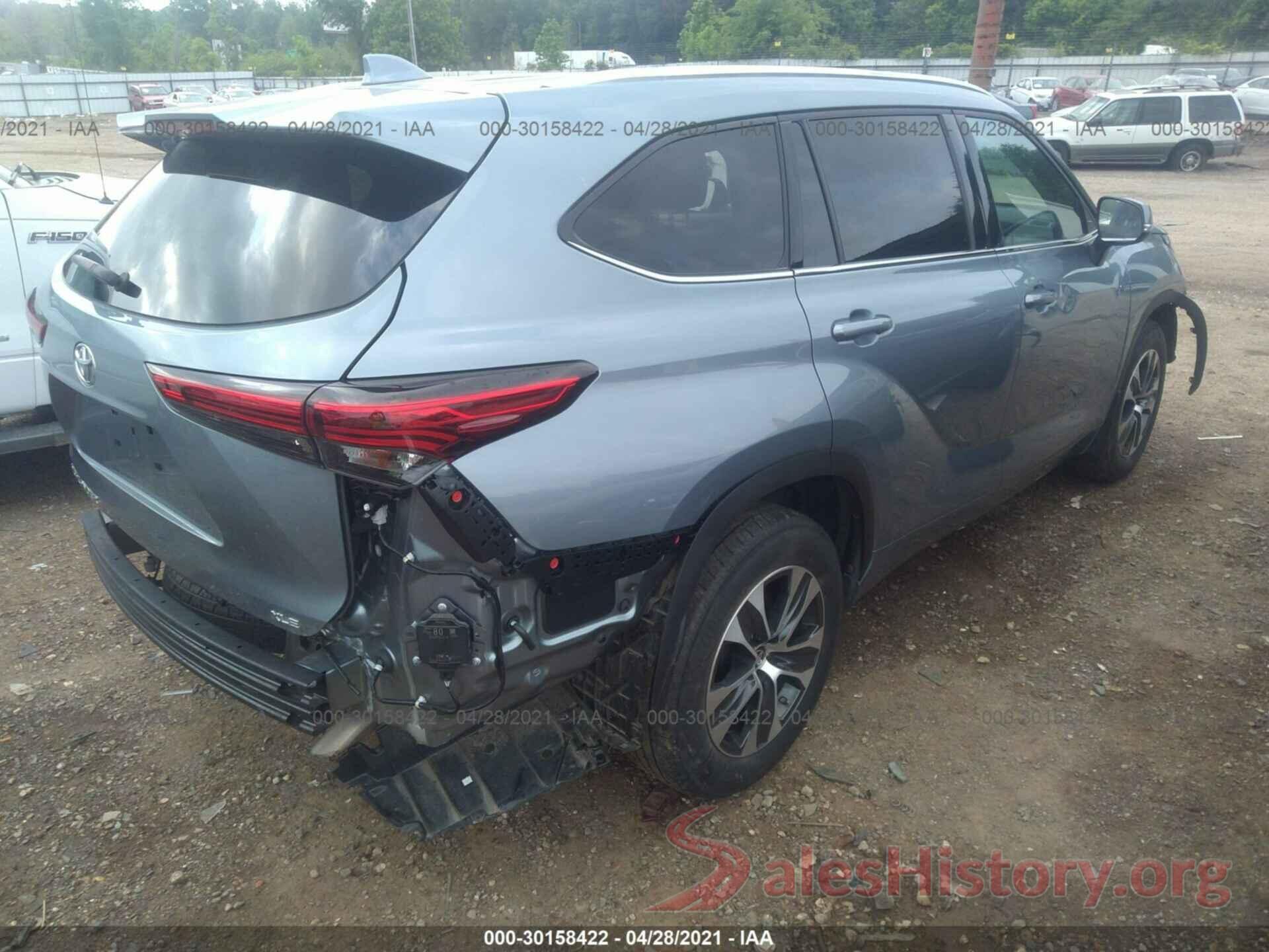 5TDGZRAHXLS014776 2020 TOYOTA HIGHLANDER