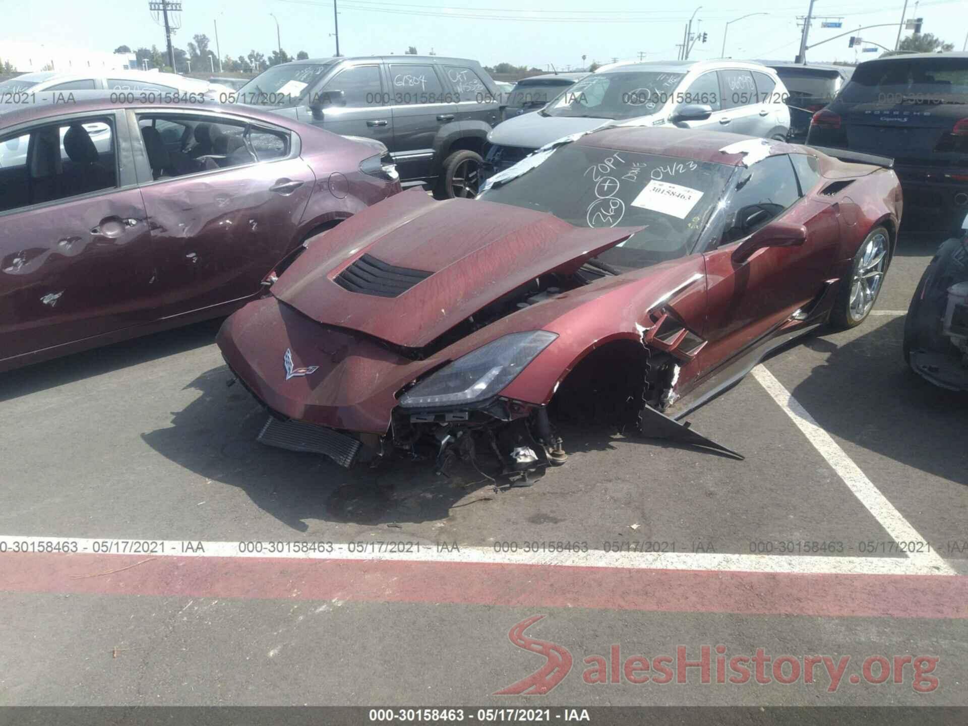 1G1Y12D79H5103167 2017 CHEVROLET CORVETTE