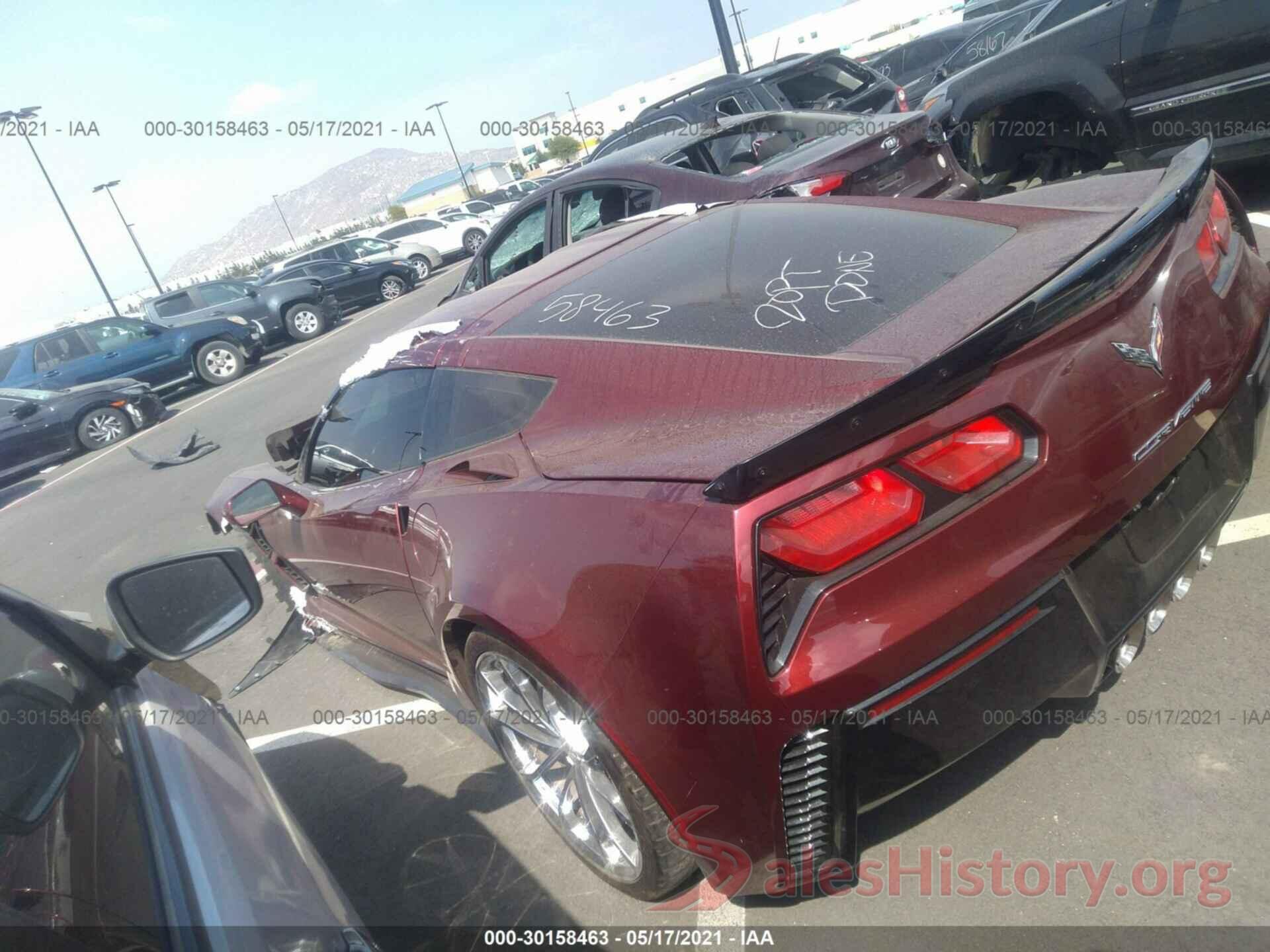 1G1Y12D79H5103167 2017 CHEVROLET CORVETTE