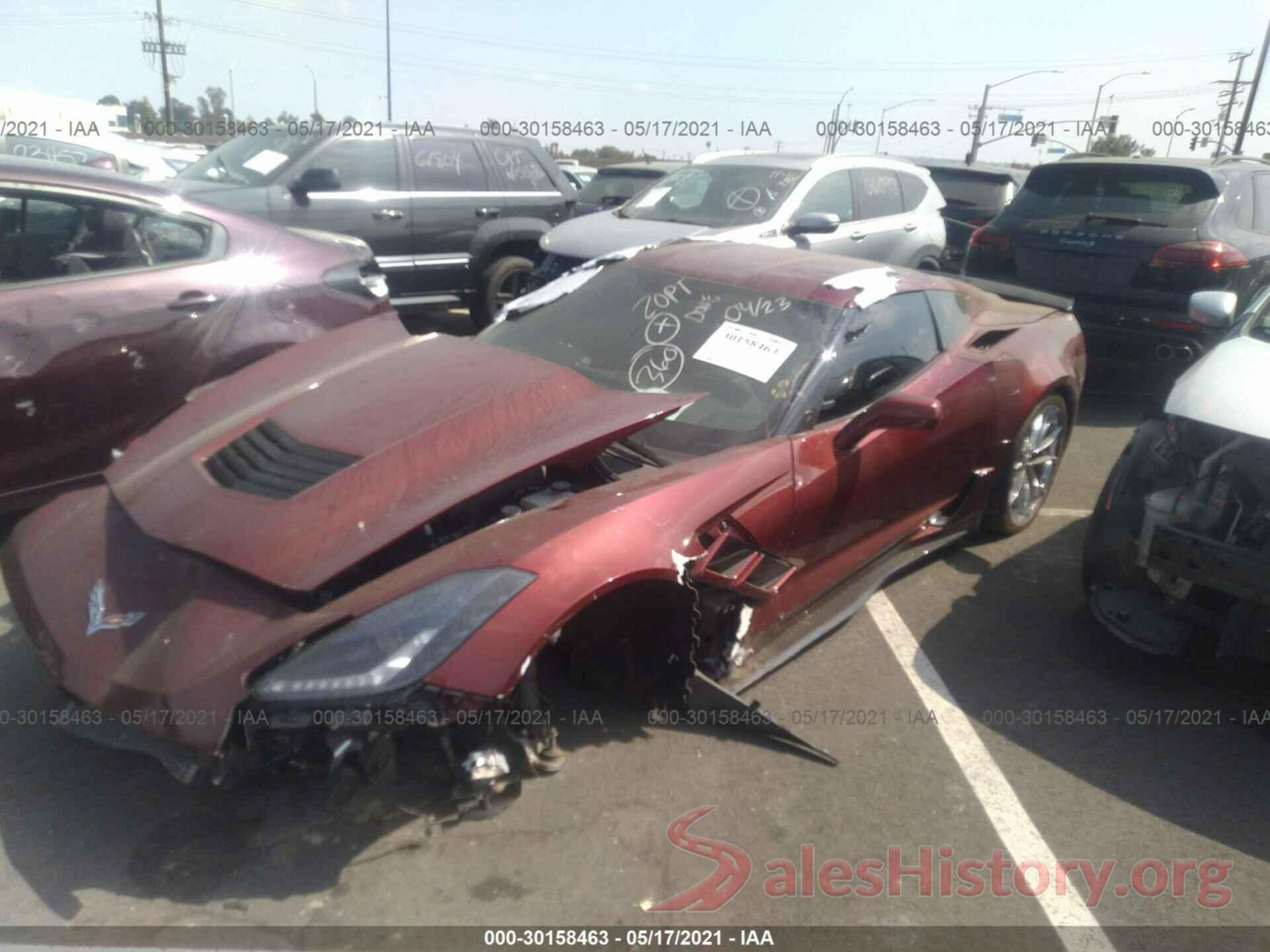 1G1Y12D79H5103167 2017 CHEVROLET CORVETTE