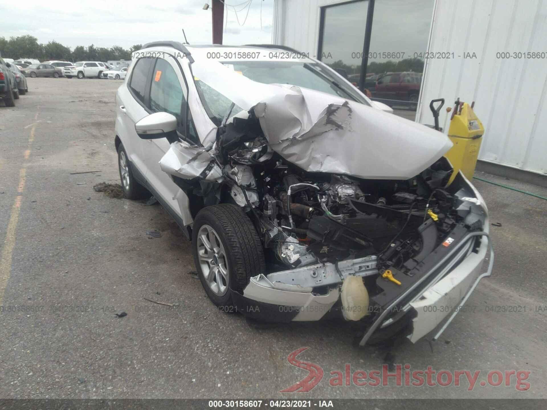 MAJ3S2GE1KC266297 2019 FORD ECOSPORT