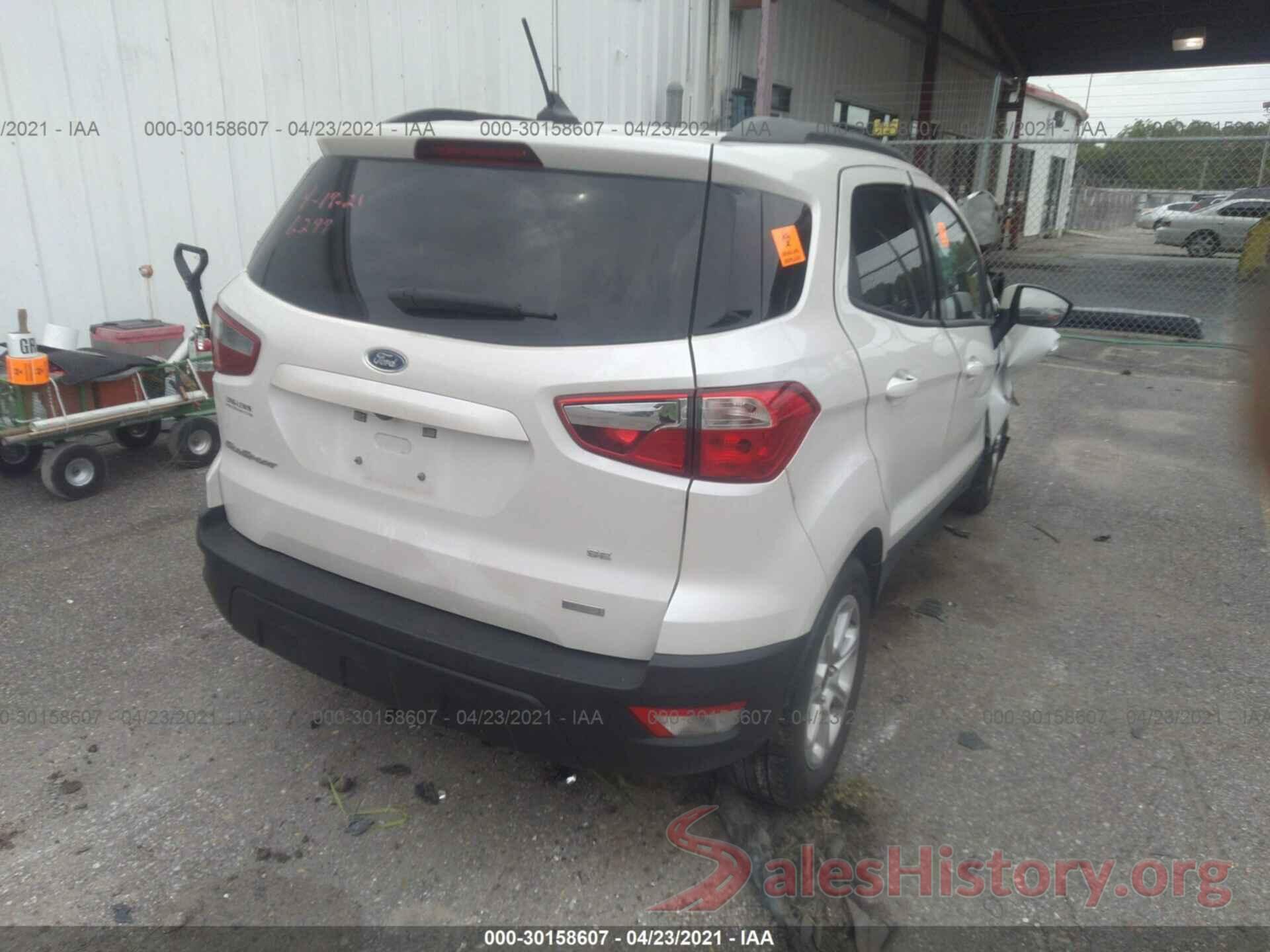 MAJ3S2GE1KC266297 2019 FORD ECOSPORT