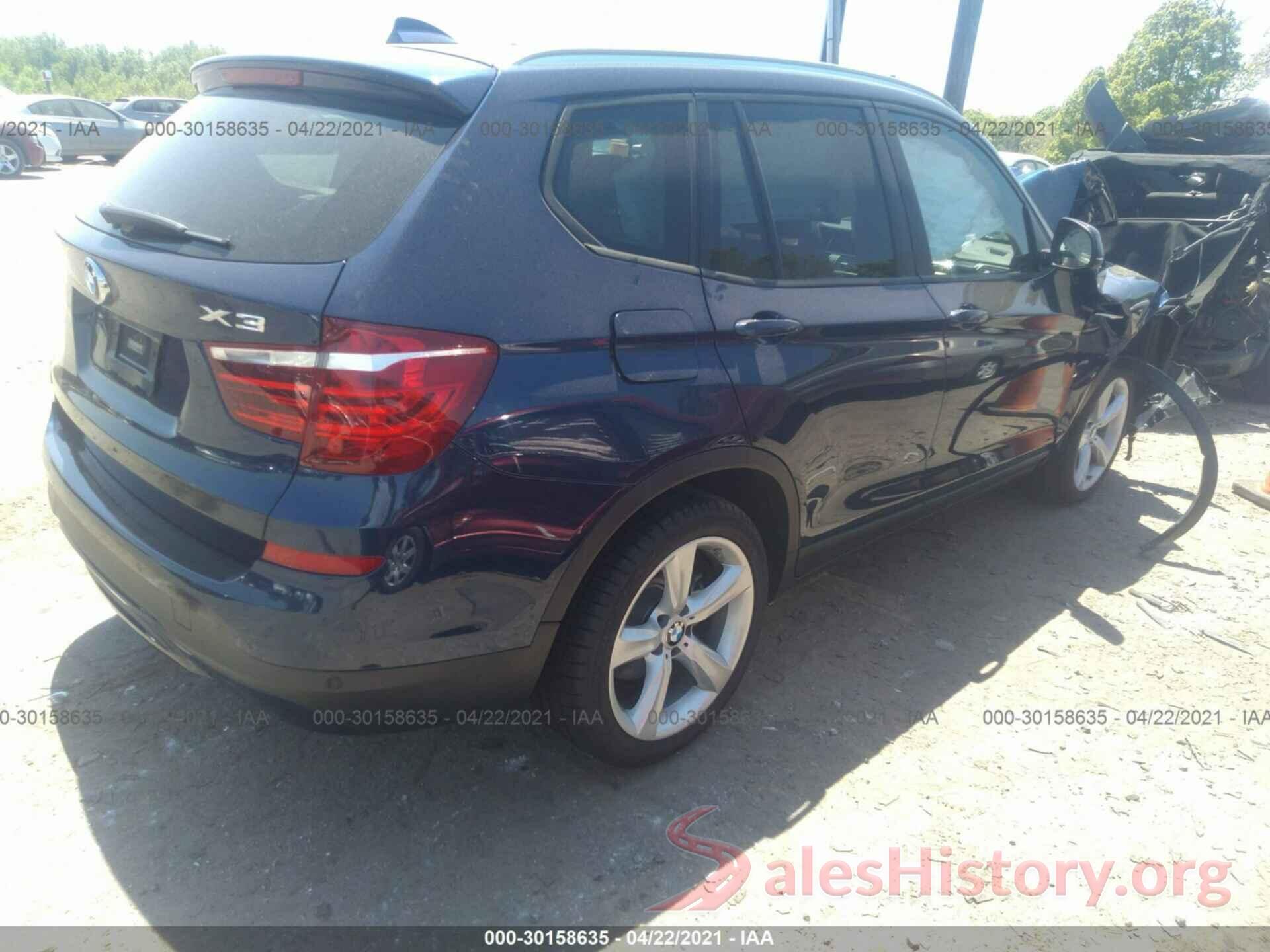 5UXWX9C3XH0W67796 2017 BMW X3