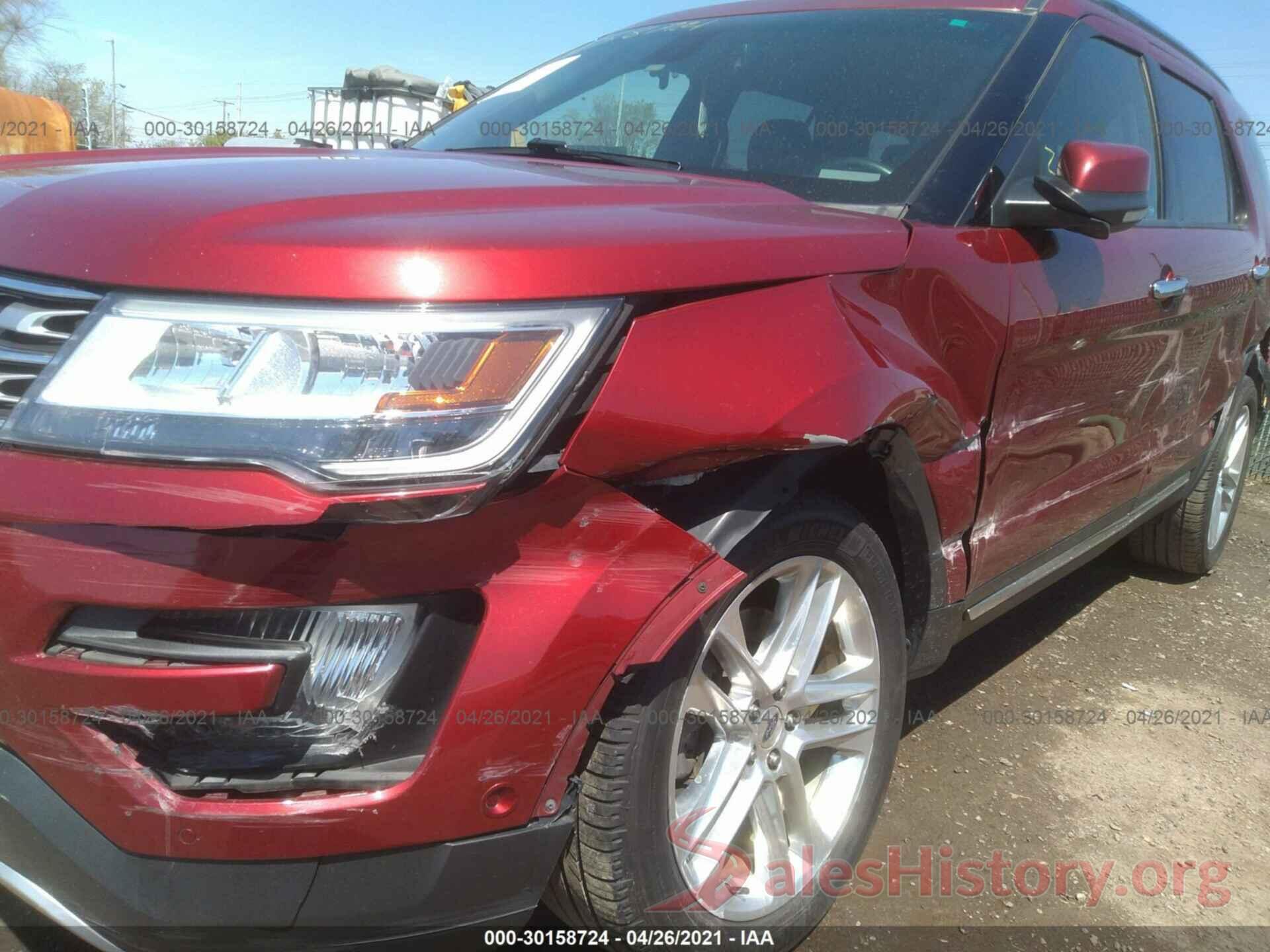 1FM5K8F84GGA09518 2016 FORD EXPLORER