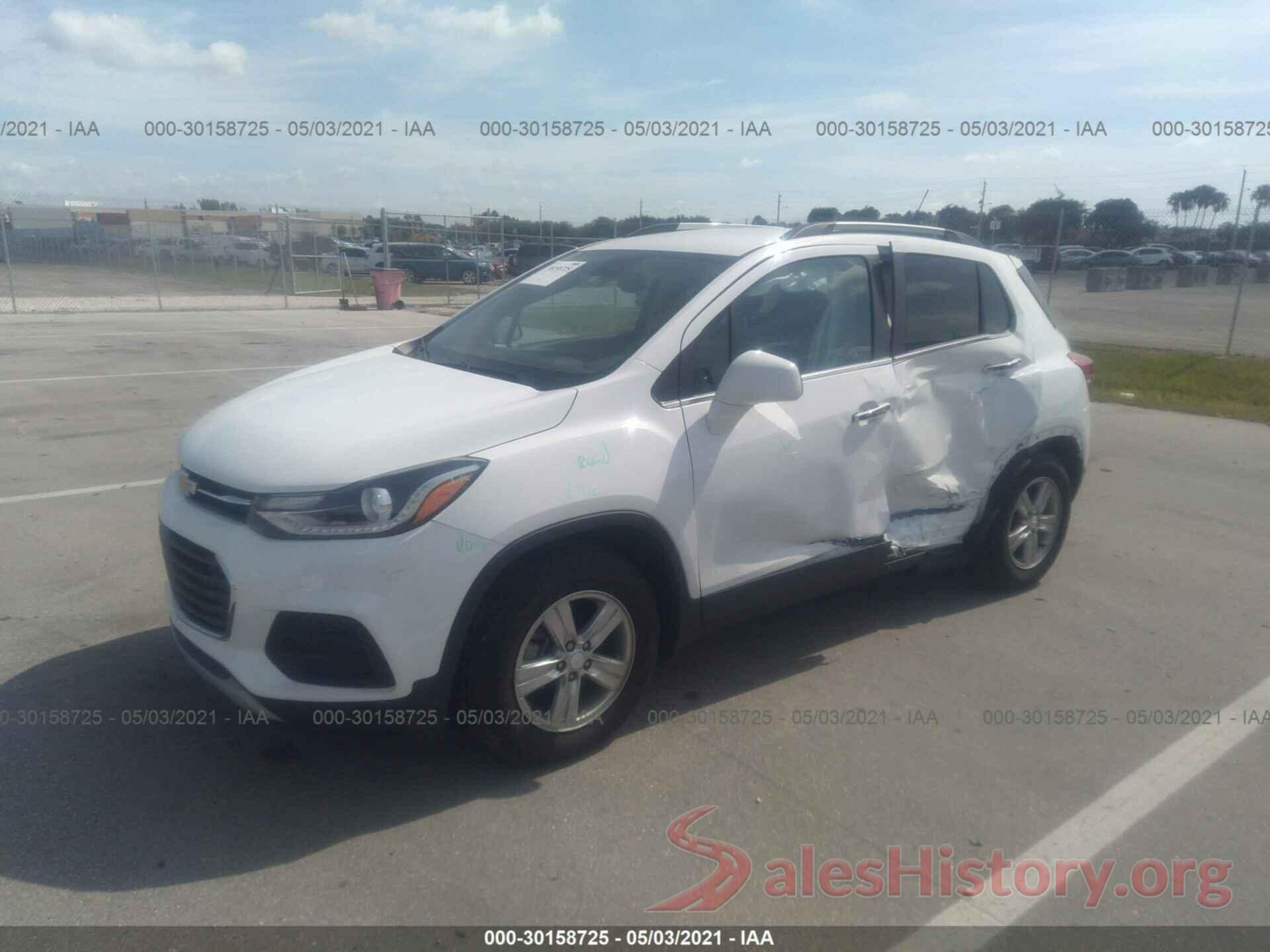 3GNCJLSB3KL148571 2019 CHEVROLET TRAX