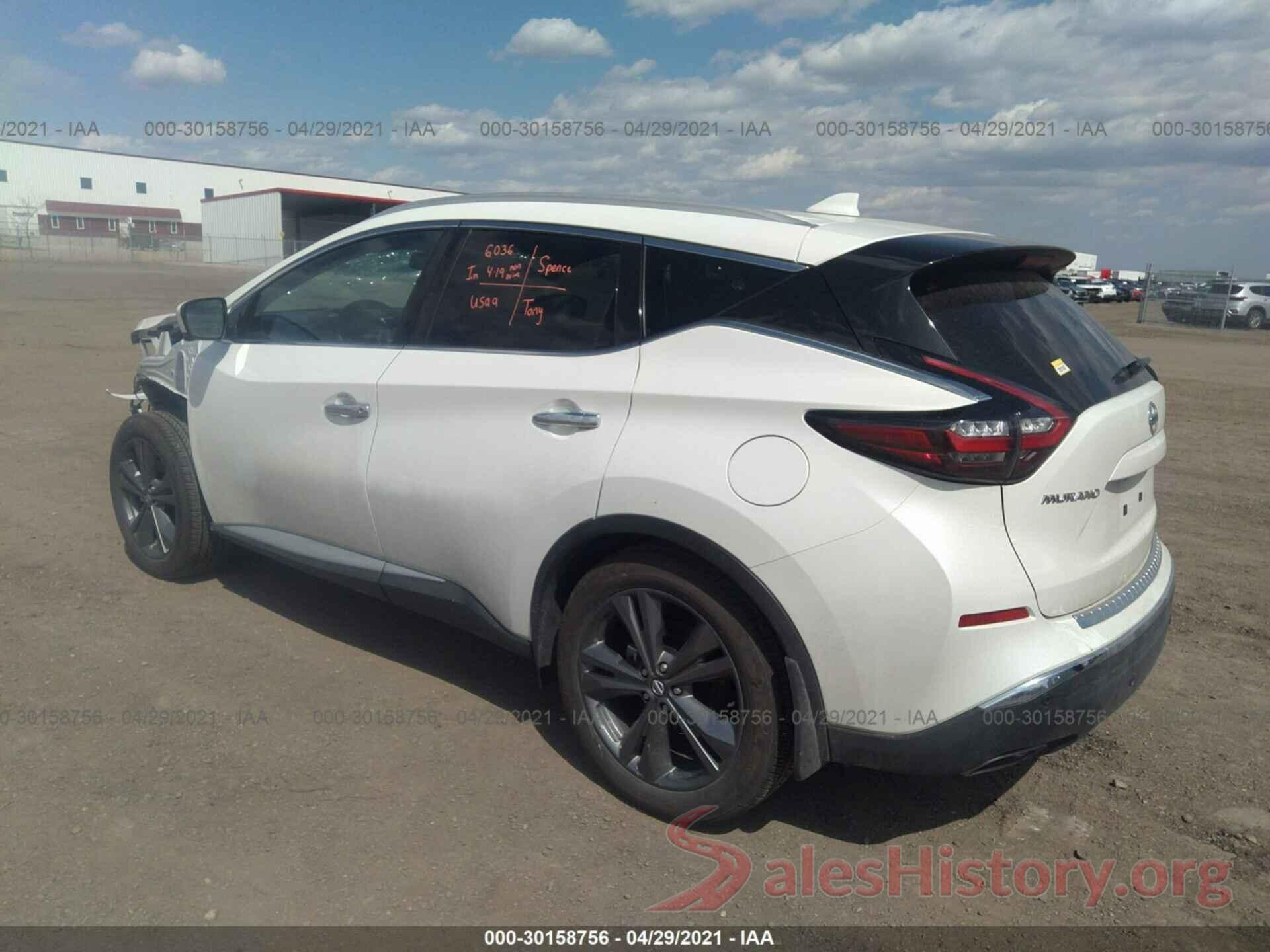 5N1AZ2DS1LN158769 2020 NISSAN MURANO