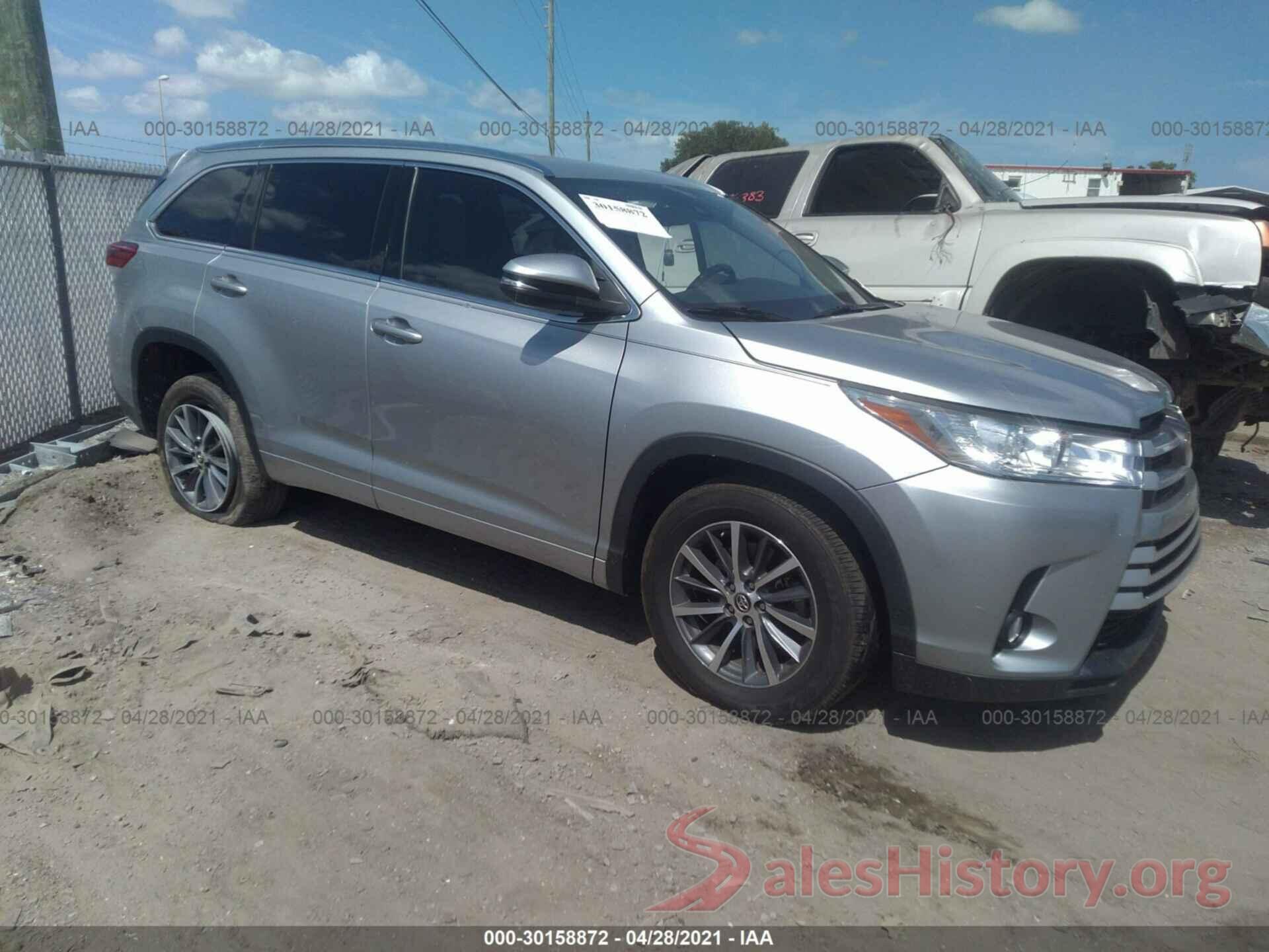 5TDKZRFH8HS516860 2017 TOYOTA HIGHLANDER