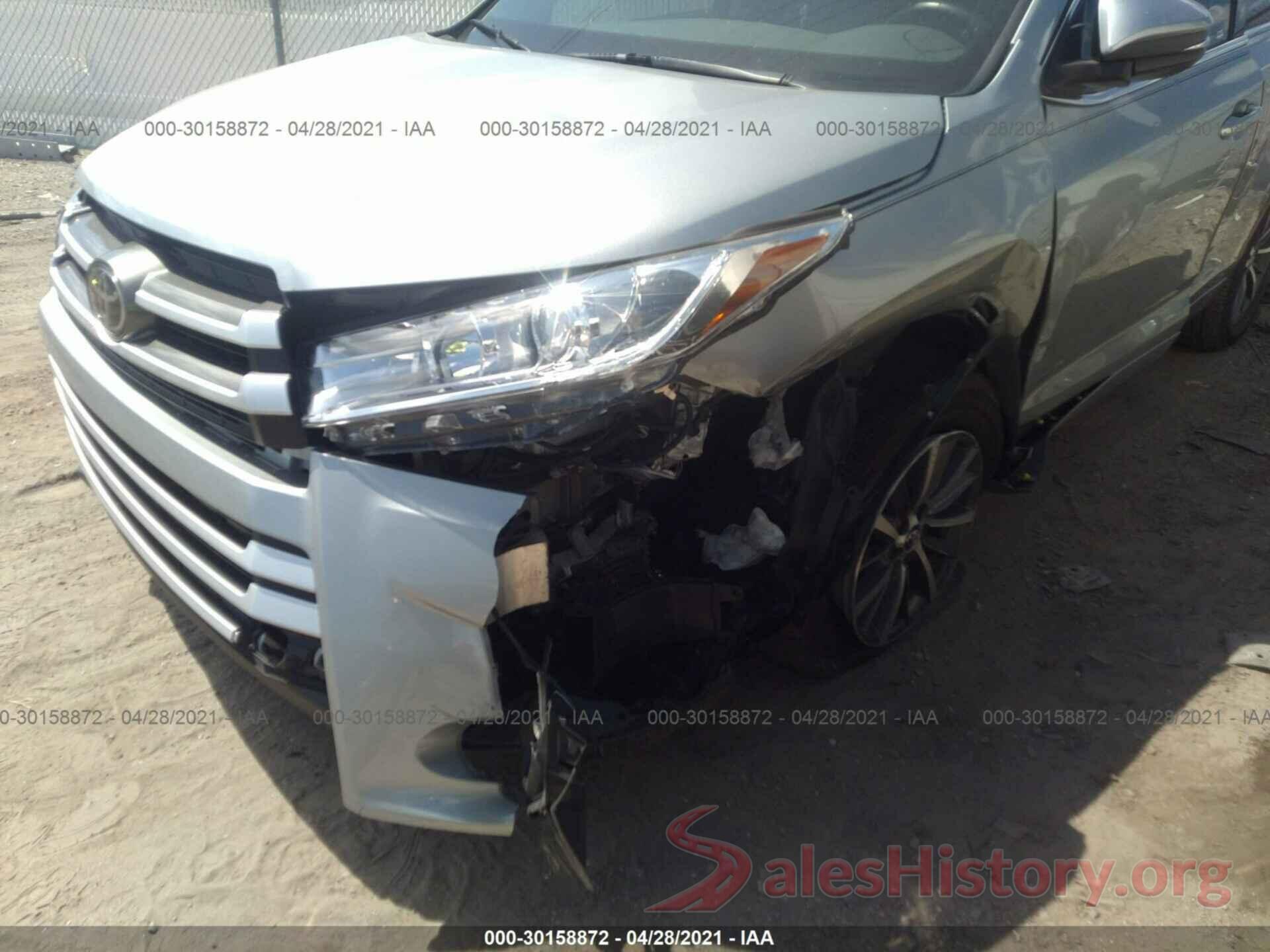 5TDKZRFH8HS516860 2017 TOYOTA HIGHLANDER