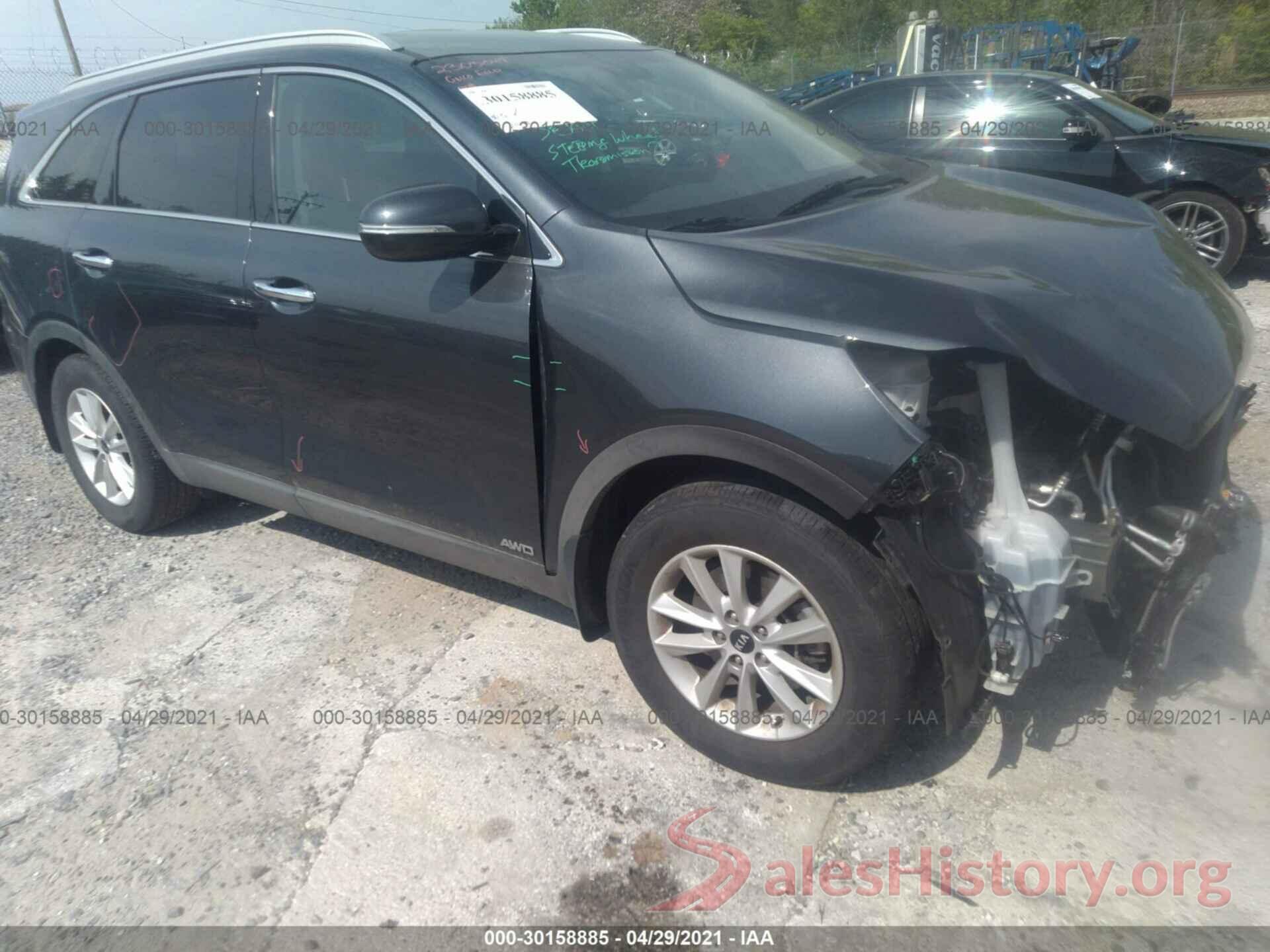 5XYPGDA35KG603310 2019 KIA SORENTO