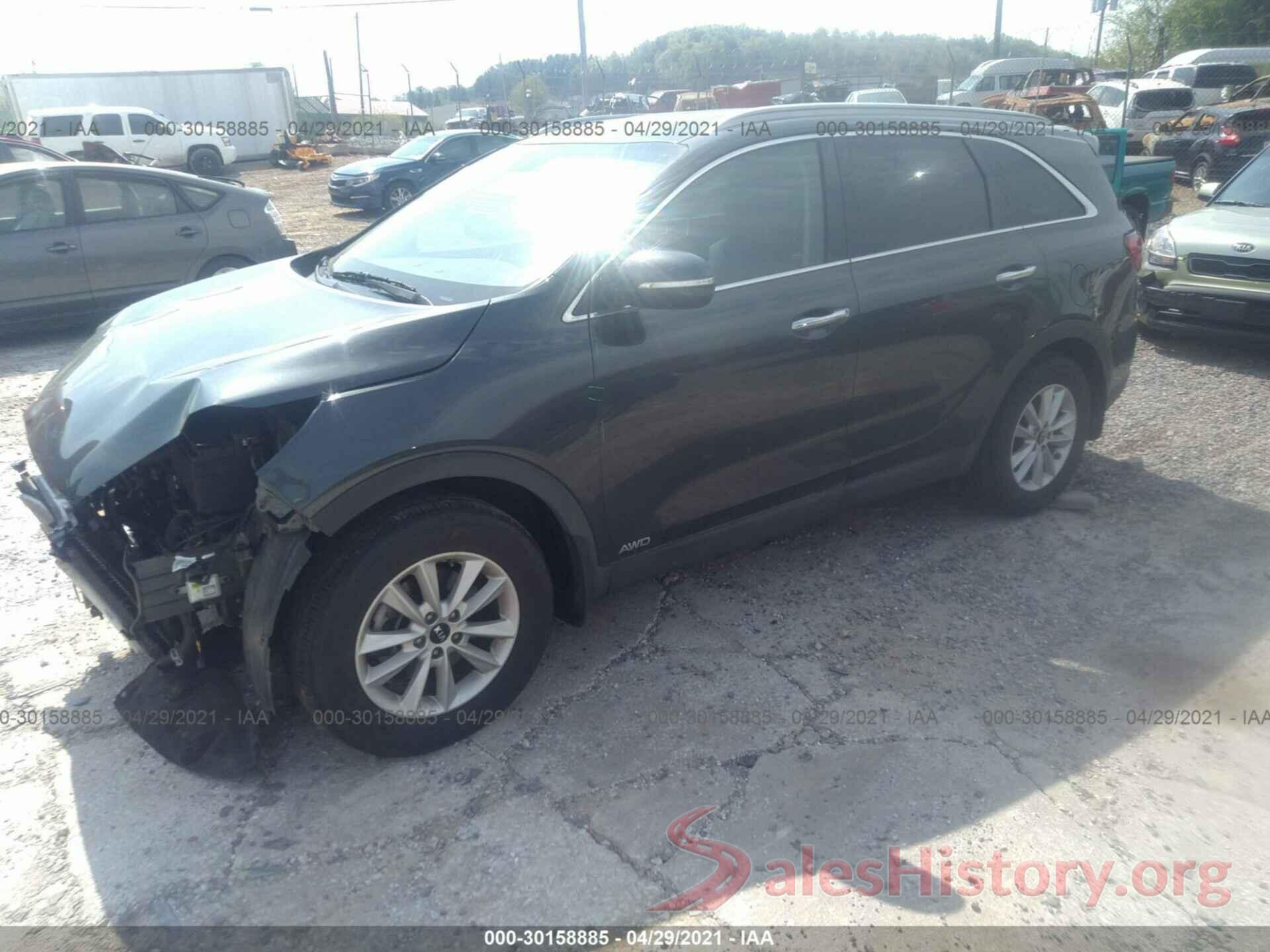 5XYPGDA35KG603310 2019 KIA SORENTO