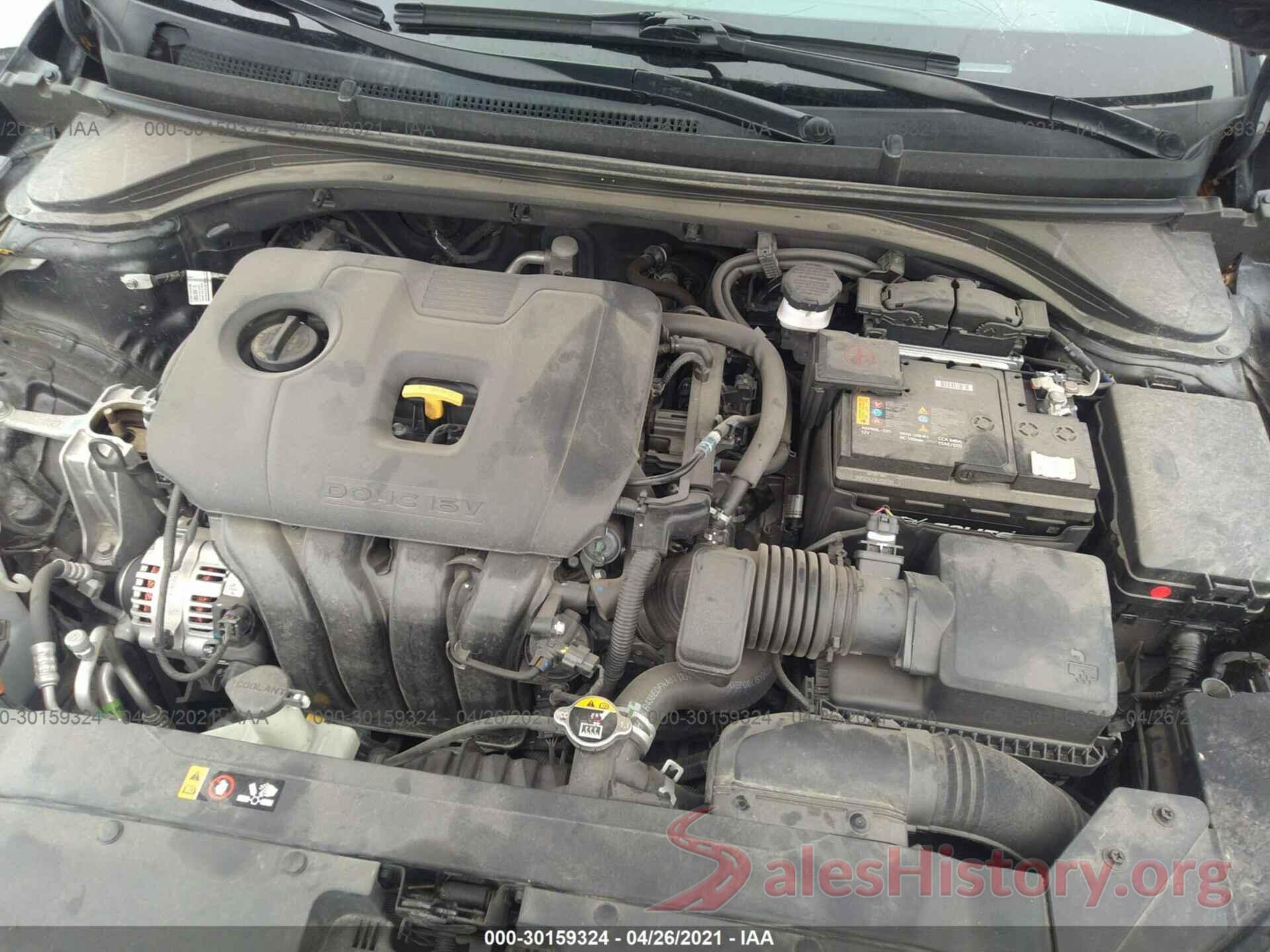 5NPD74LF4LH587282 2020 HYUNDAI ELANTRA